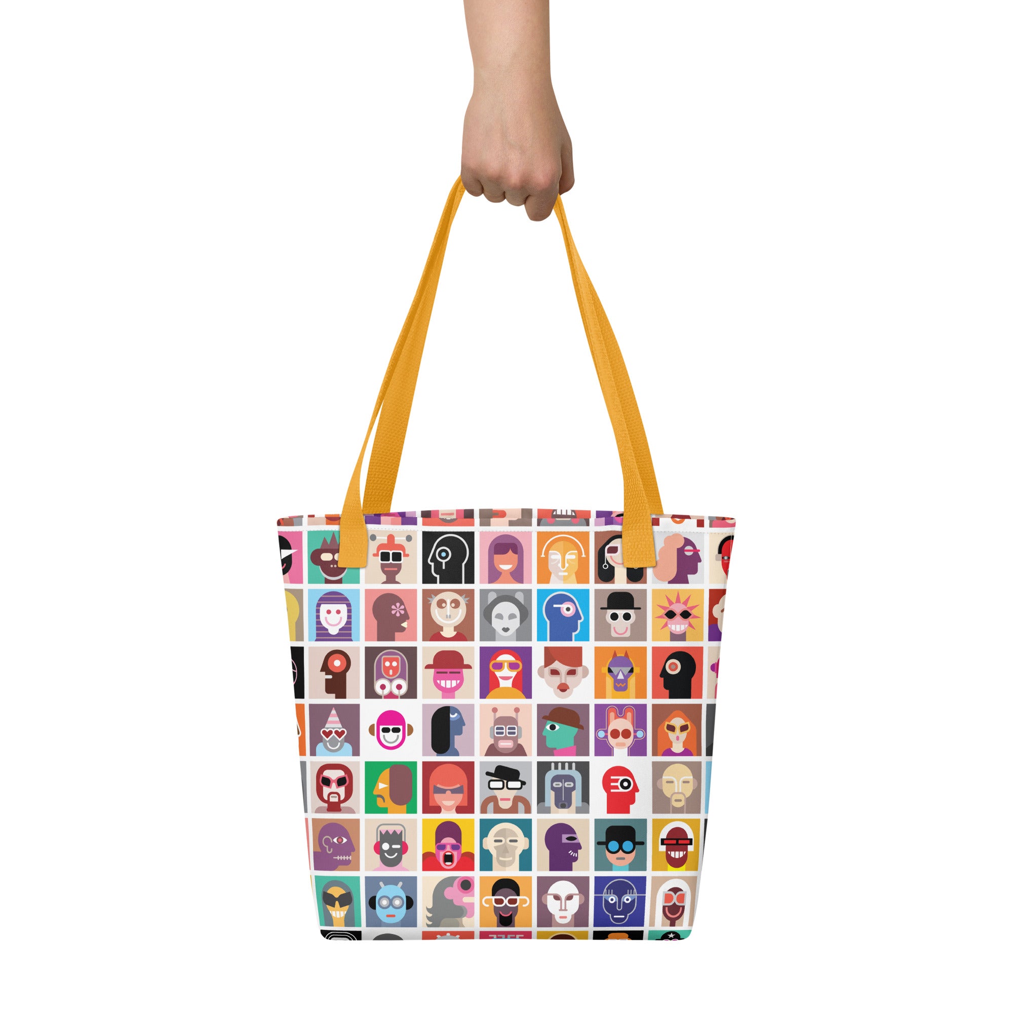 Aesthetic Abstract Diversity Art Collage Tote bag