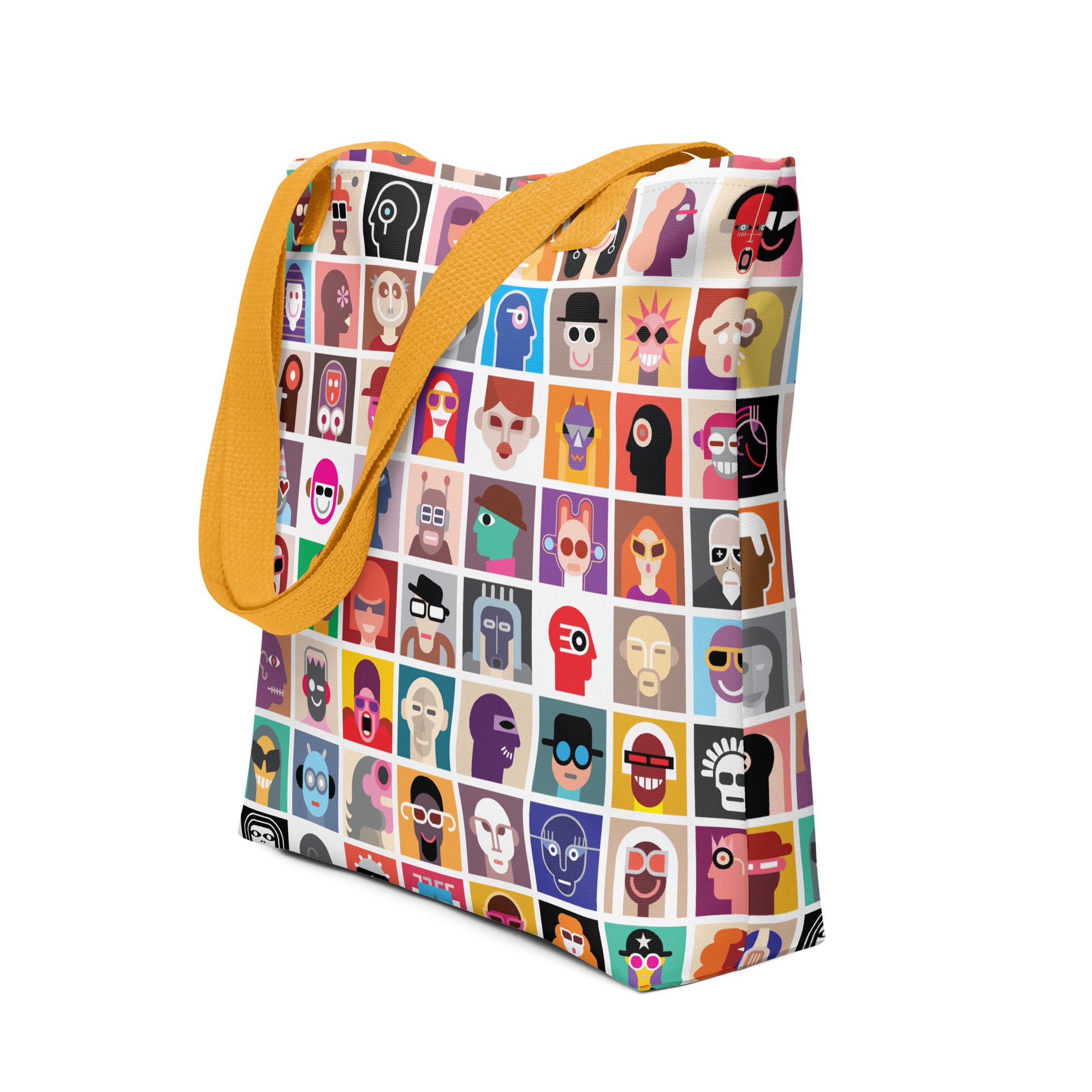 Aesthetic Abstract Diversity Art Collage Tote bag