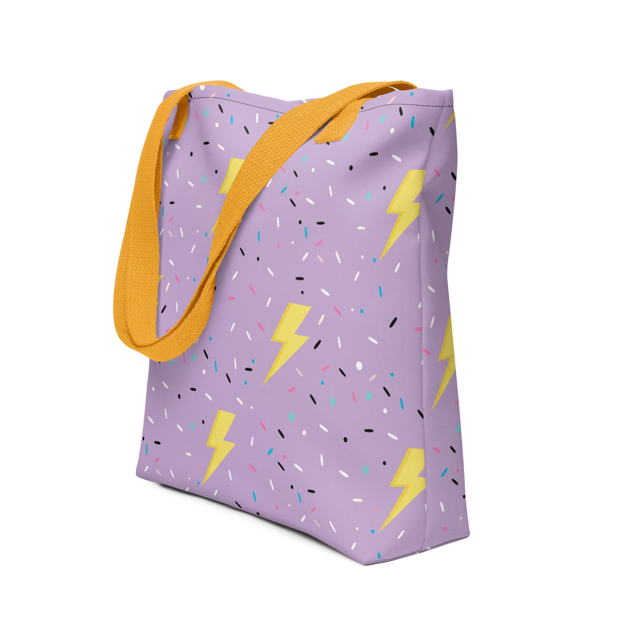 Preppy Lightning Bolt Aesthetic Pattern Tote bag