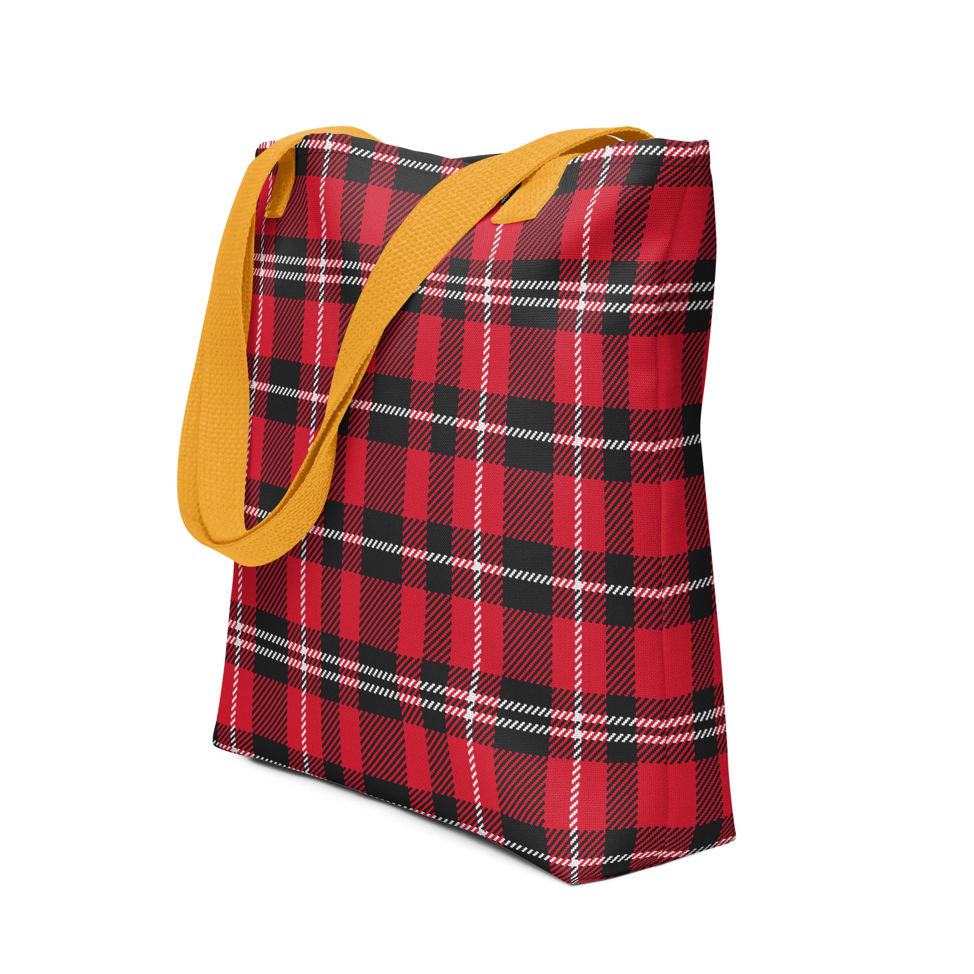 Preppy Buffalo Plaid Check Print Tote bag