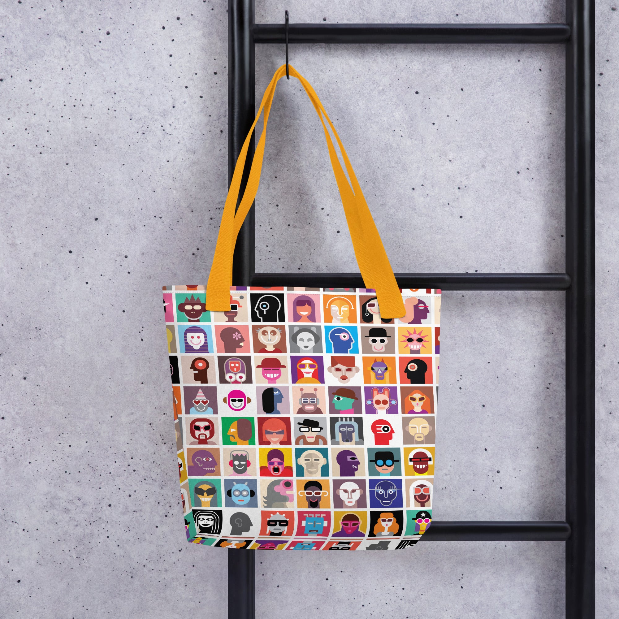 Aesthetic Abstract Diversity Art Collage Tote bag