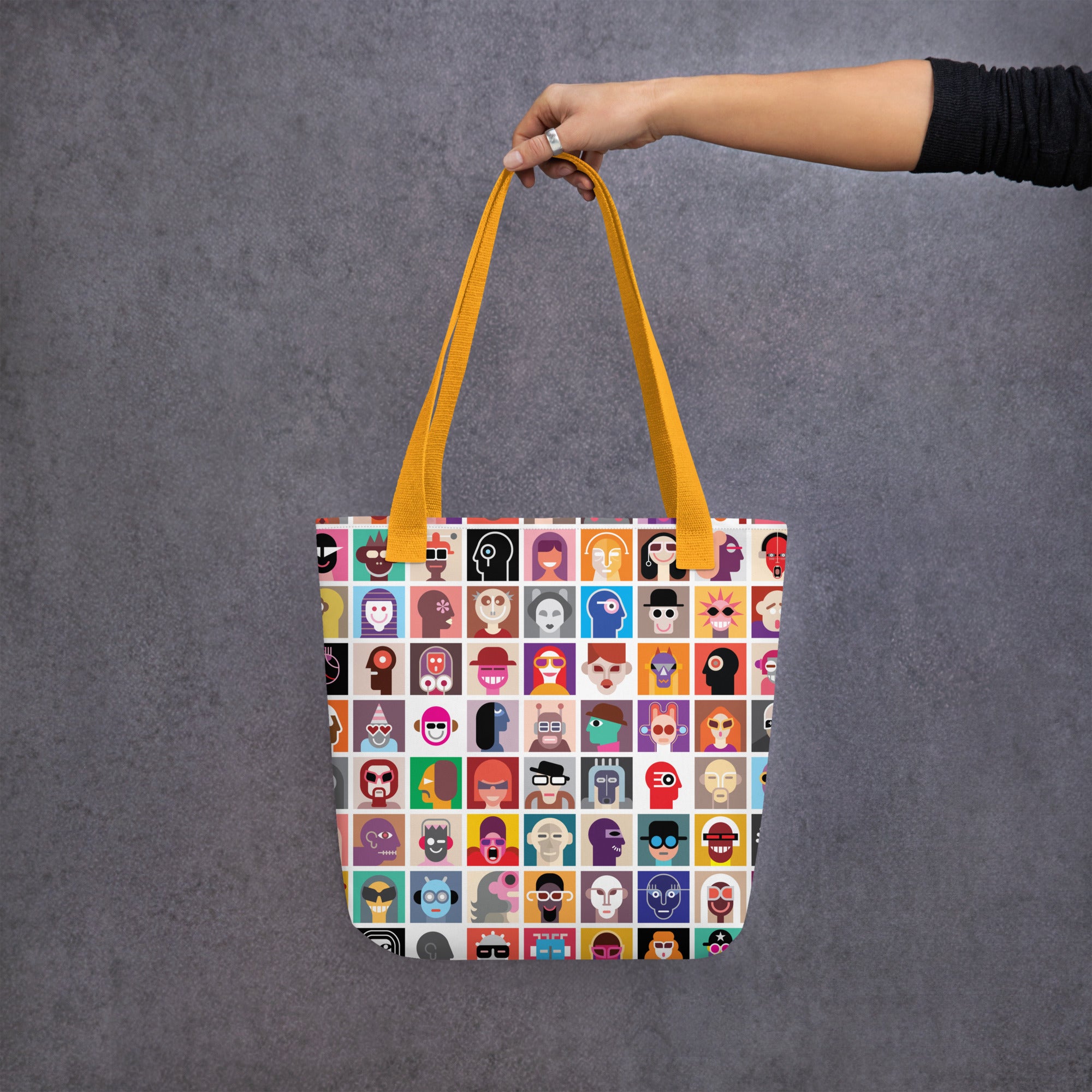 Aesthetic Abstract Diversity Art Collage Tote bag