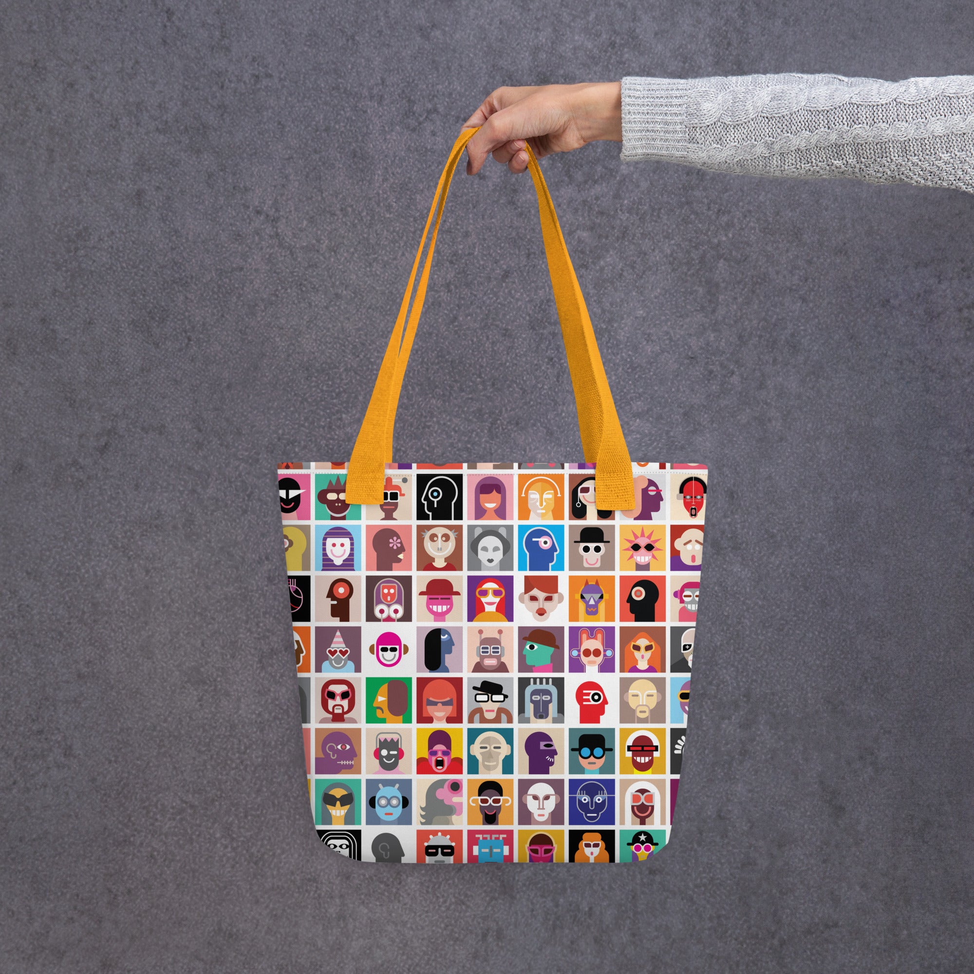 Aesthetic Abstract Diversity Art Collage Tote bag