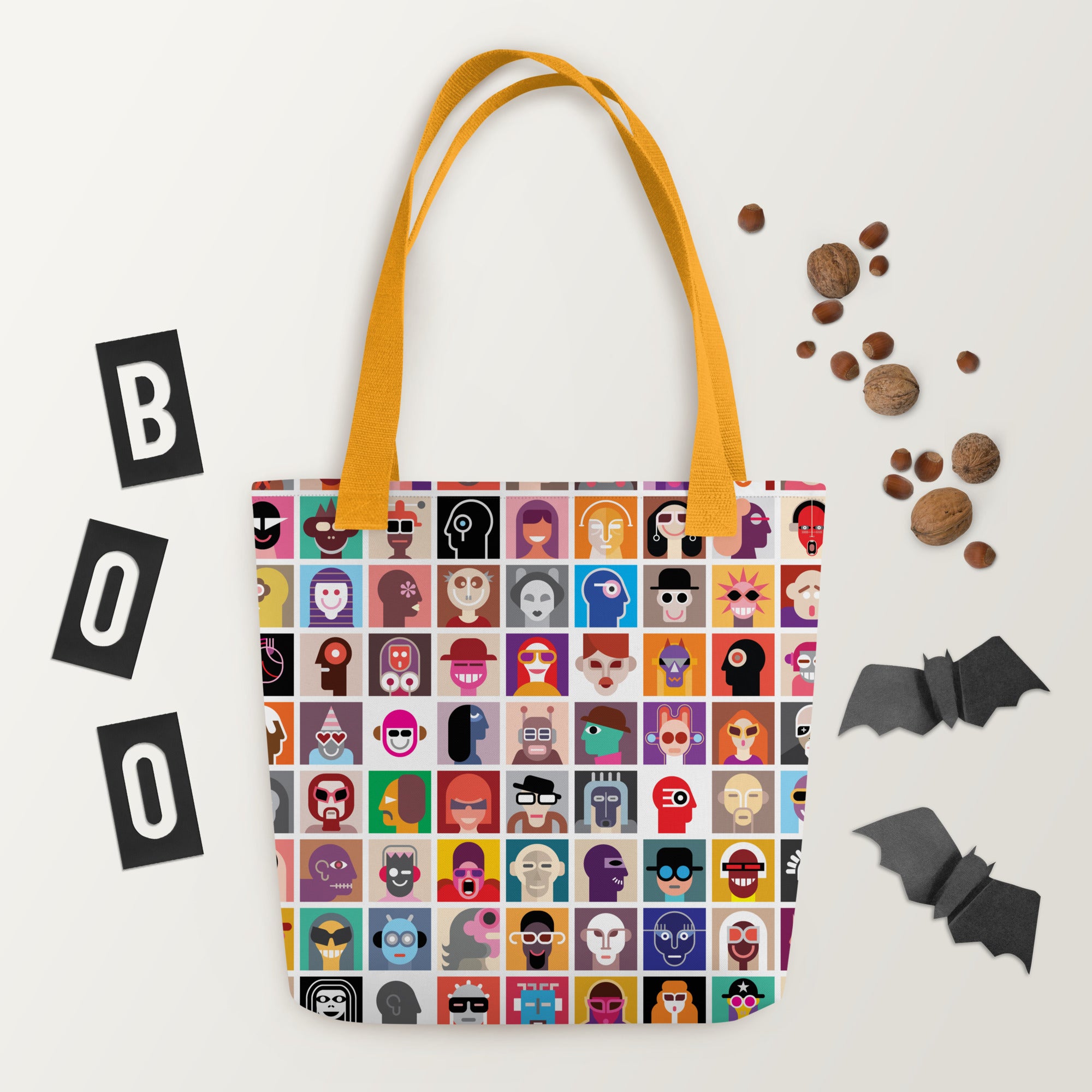 Aesthetic Abstract Diversity Art Collage Tote bag