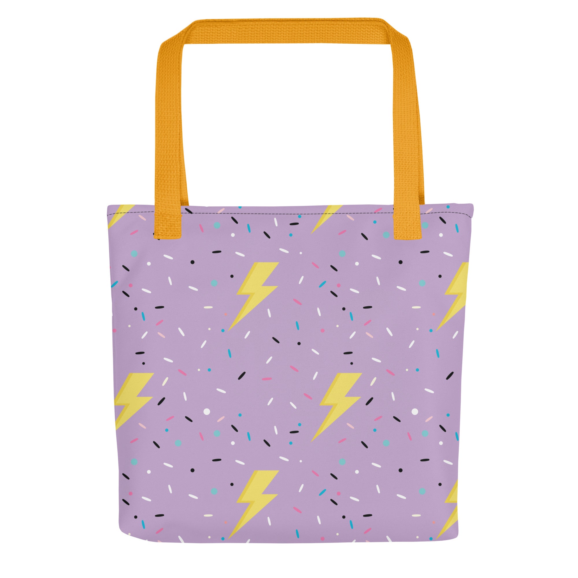 Preppy Lightning Bolt Aesthetic Pattern Tote bag