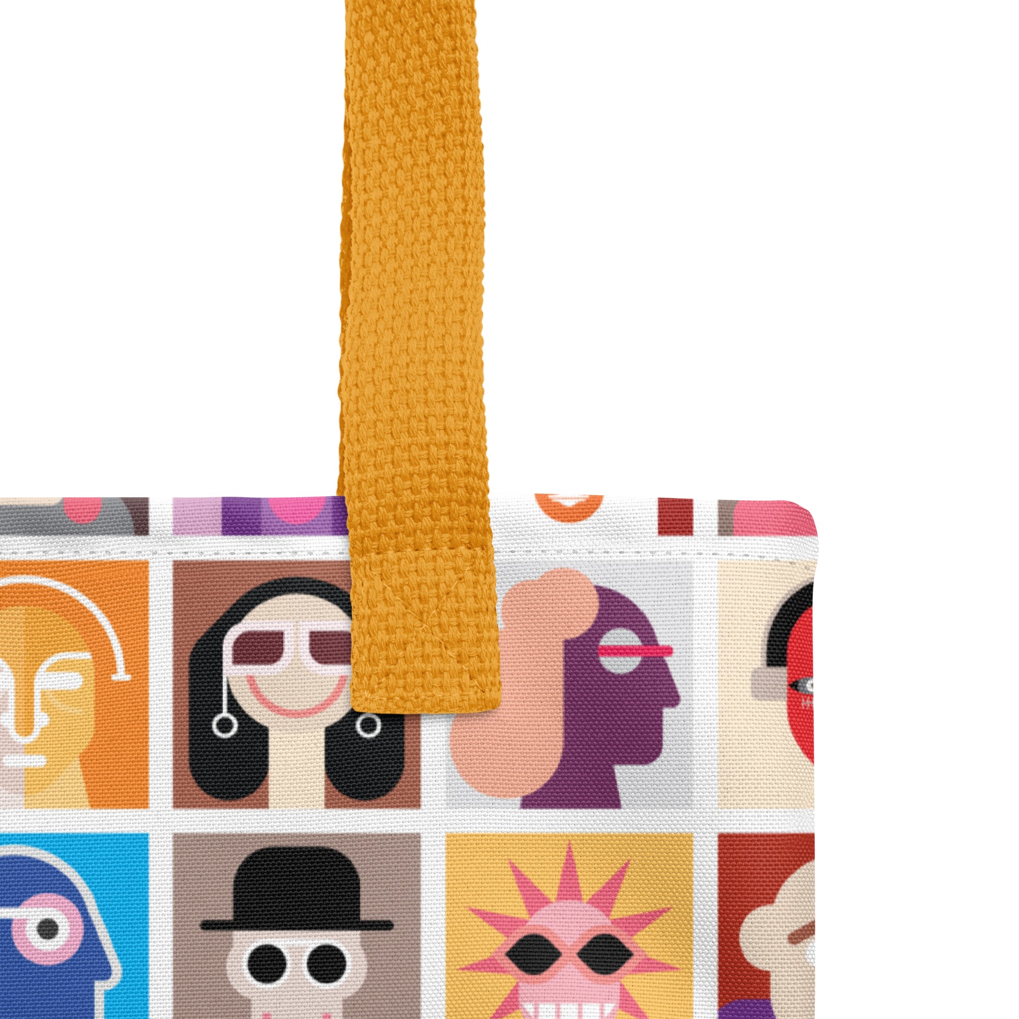 Aesthetic Abstract Diversity Art Collage Tote bag