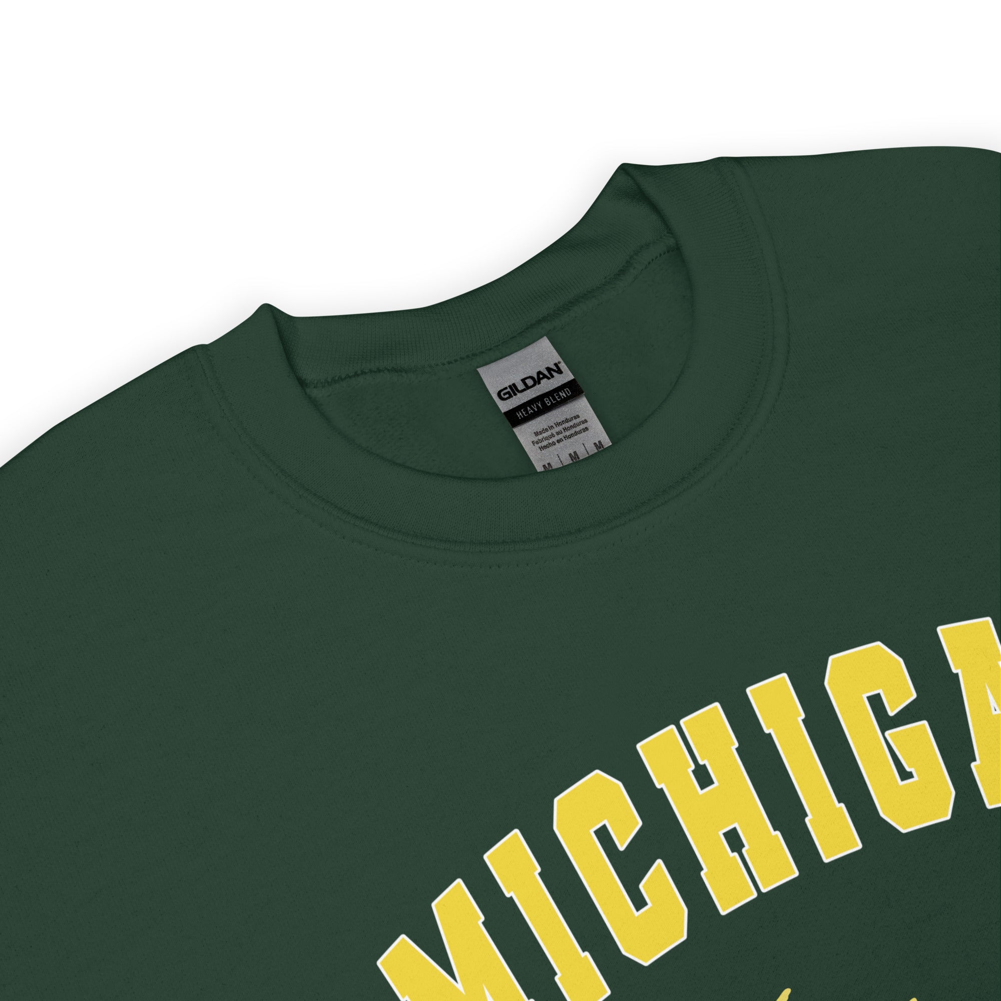 Preppy Green Michigan State Unisex Crewneck Sweatshirt