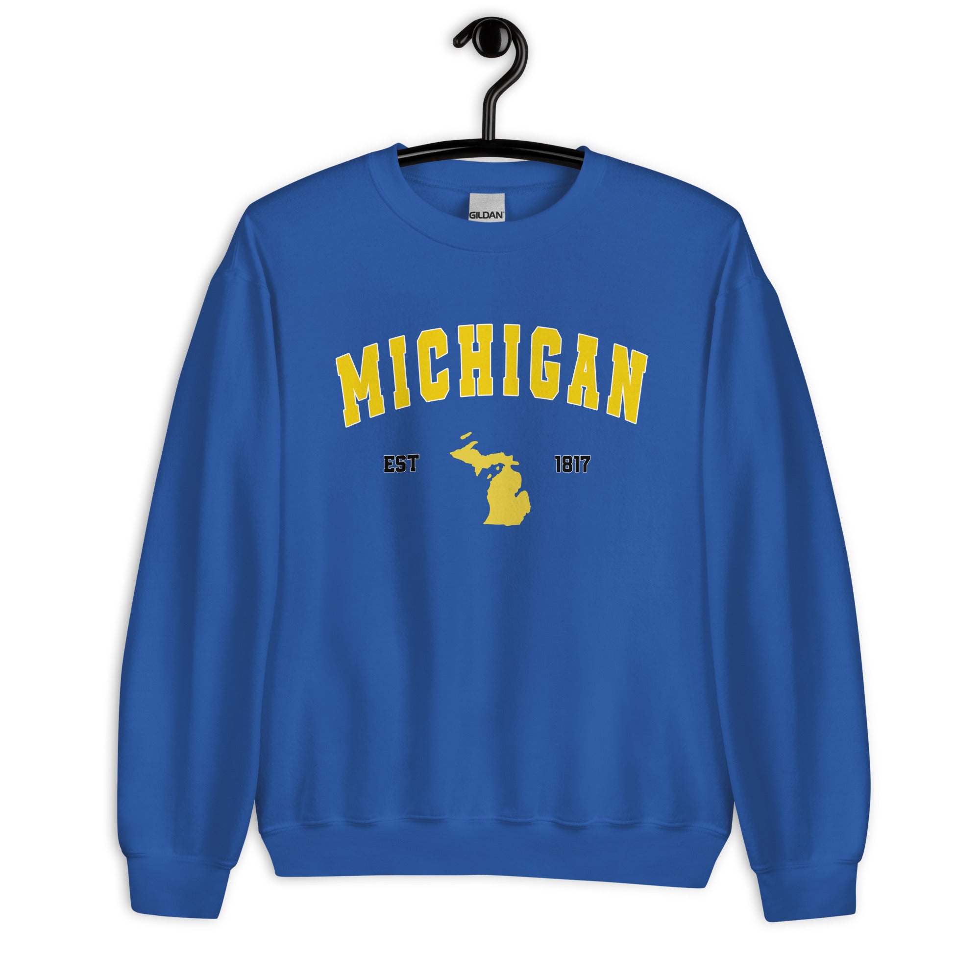 Preppy Green Michigan State Unisex Crewneck Sweatshirt