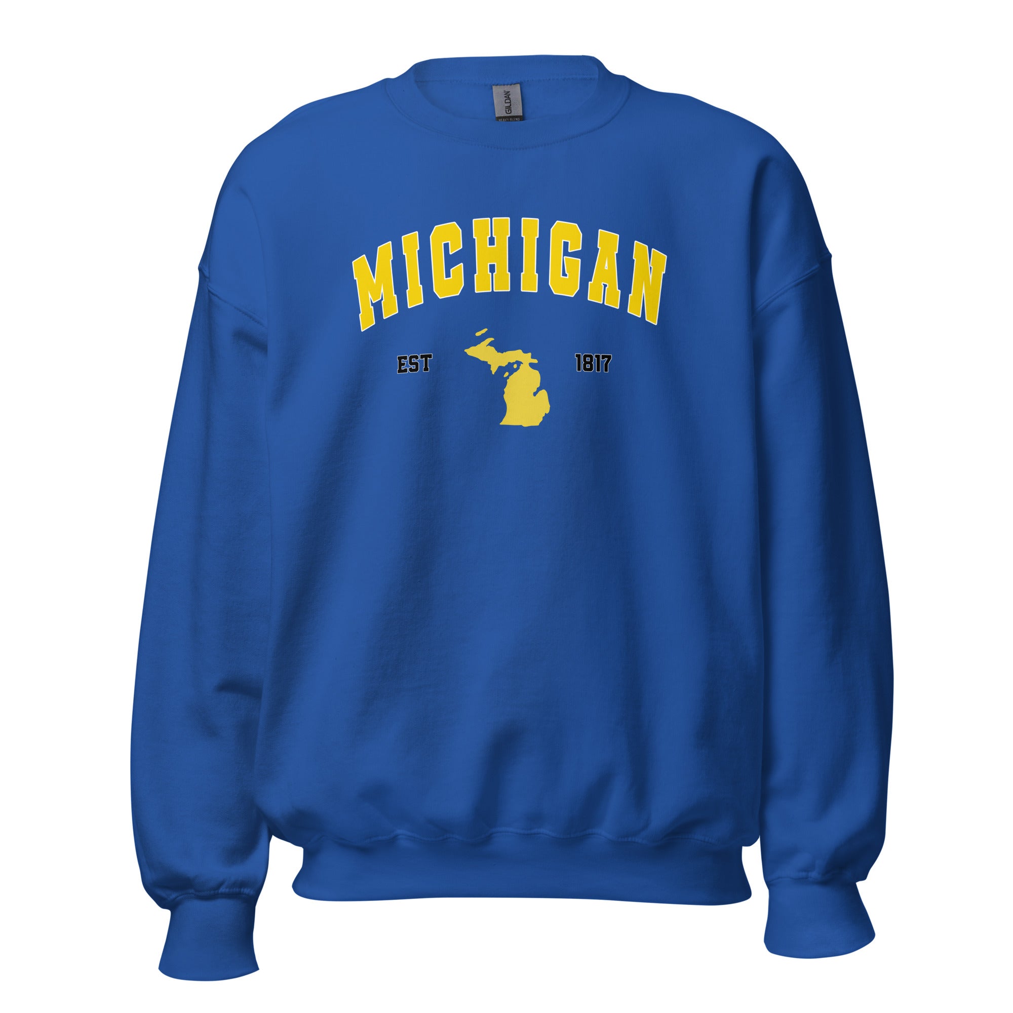 Preppy Green Michigan State Unisex Crewneck Sweatshirt