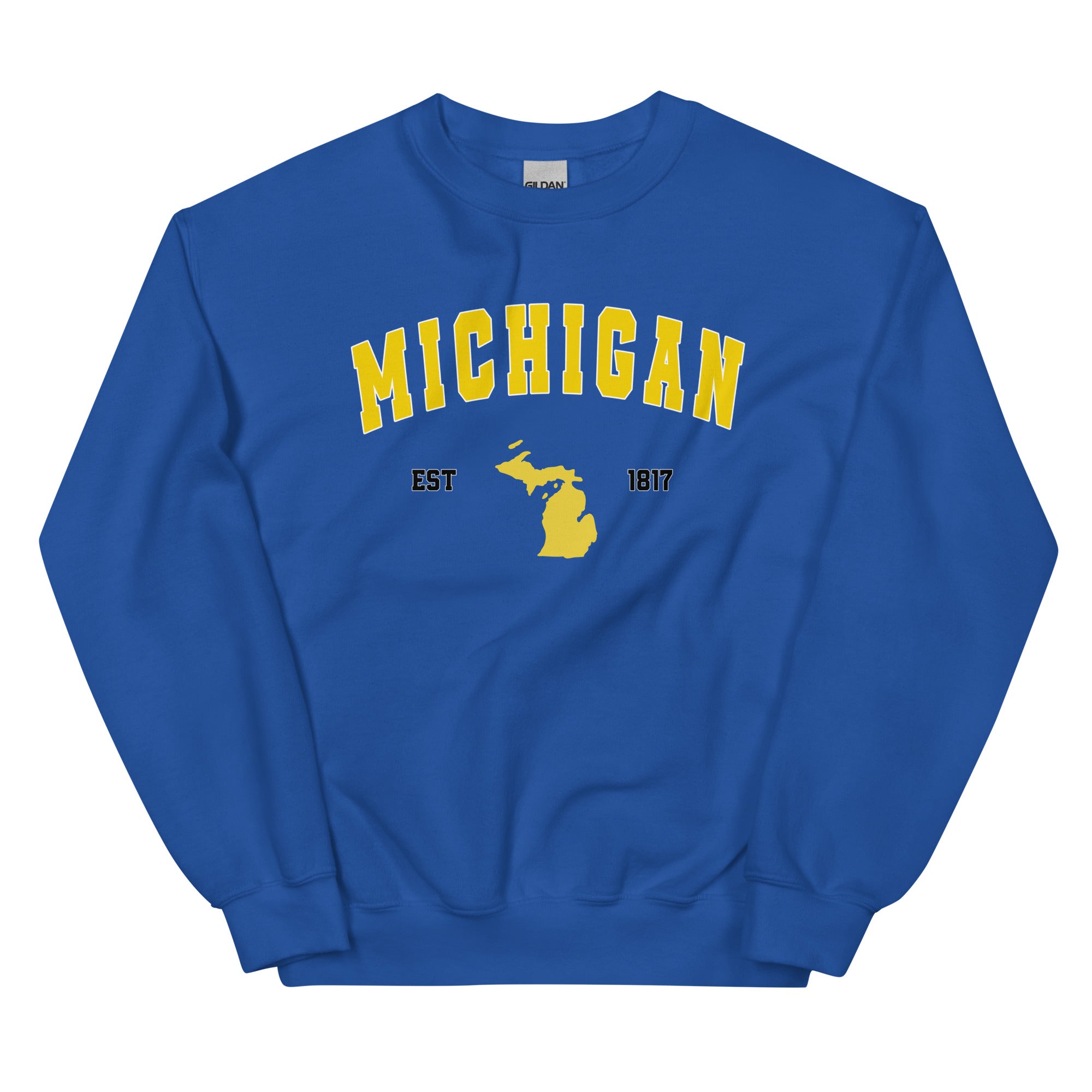 Preppy Green Michigan State Unisex Crewneck Sweatshirt