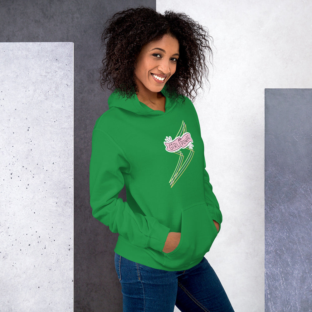 Preppy Girl Power Insprational Hoodie for Women