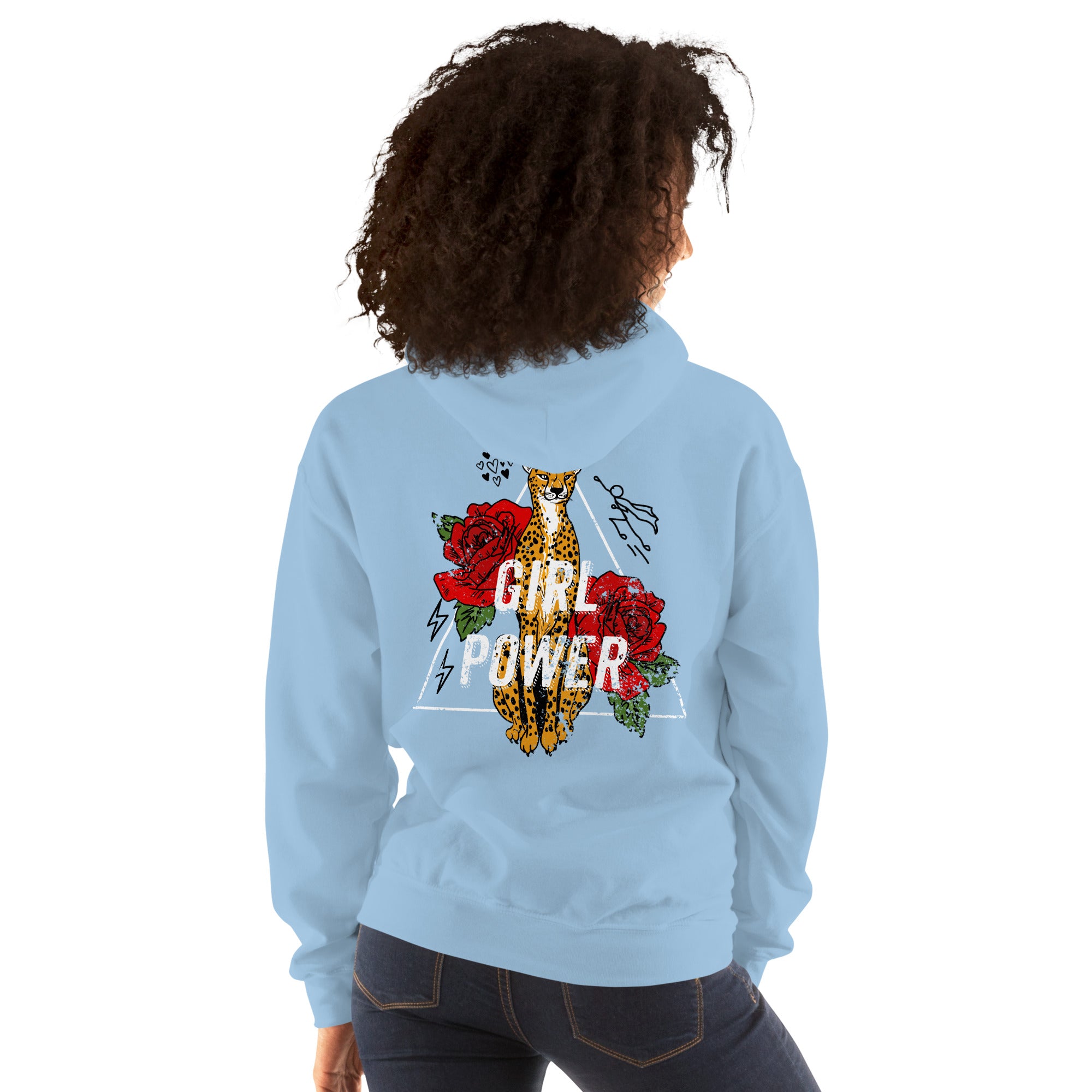 Vintage Girl Power Motivational Aesthetic Feminist Hoodie
