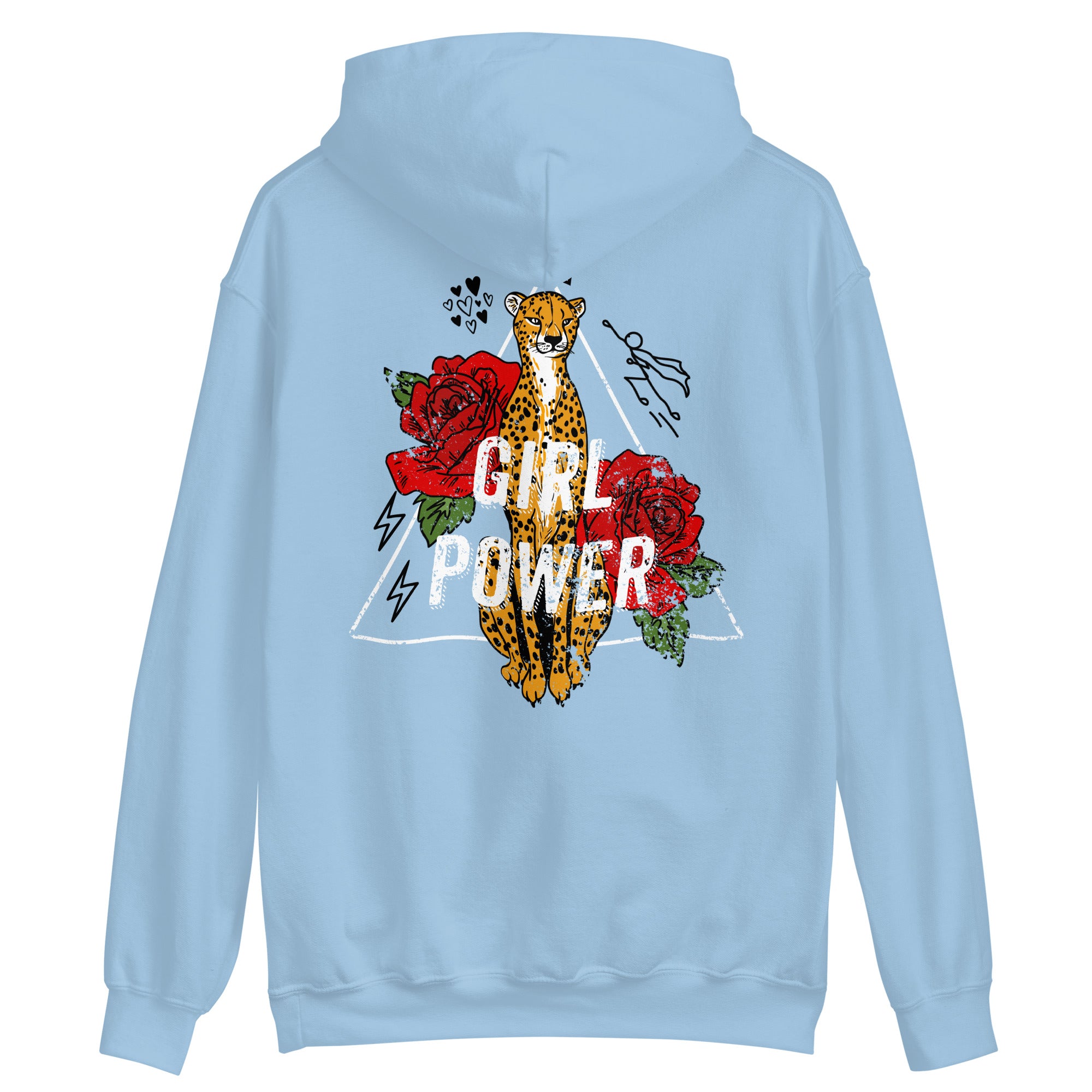 Vintage Girl Power Motivational Aesthetic Feminist Hoodie