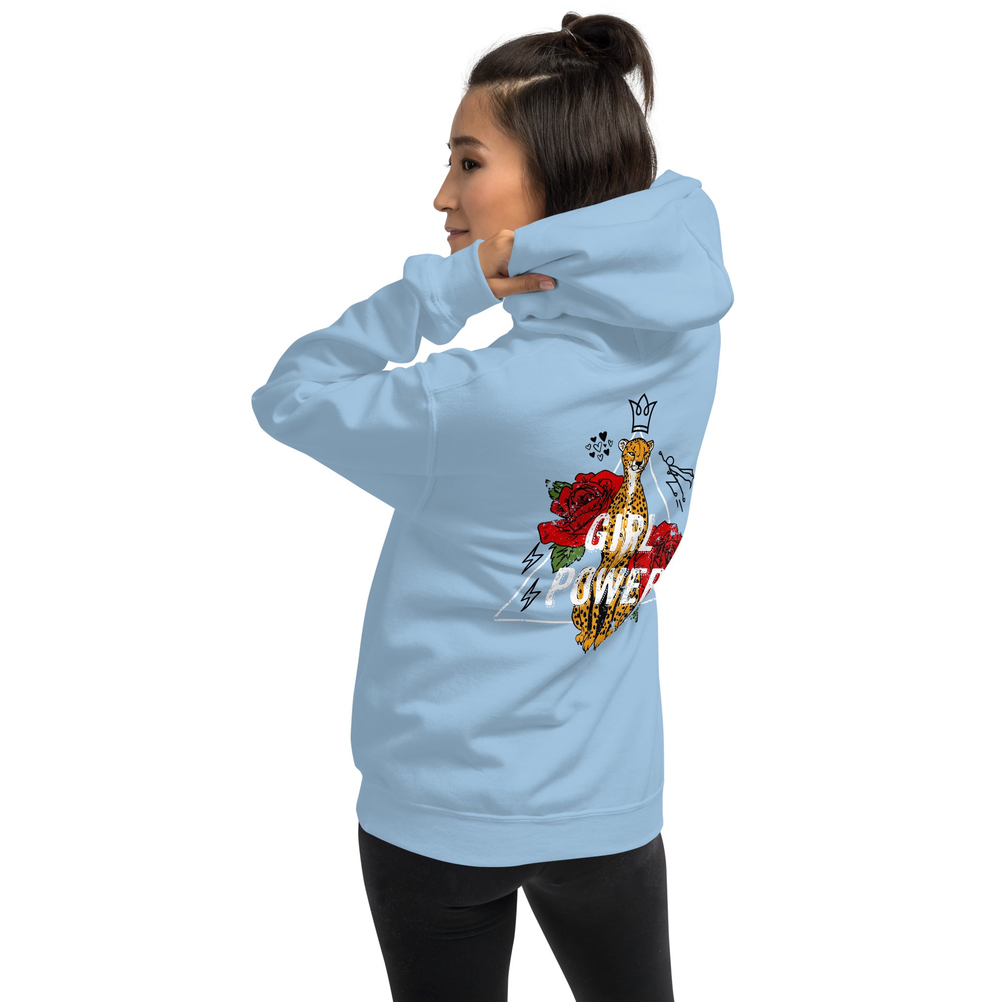 Vintage Girl Power Motivational Aesthetic Feminist Hoodie