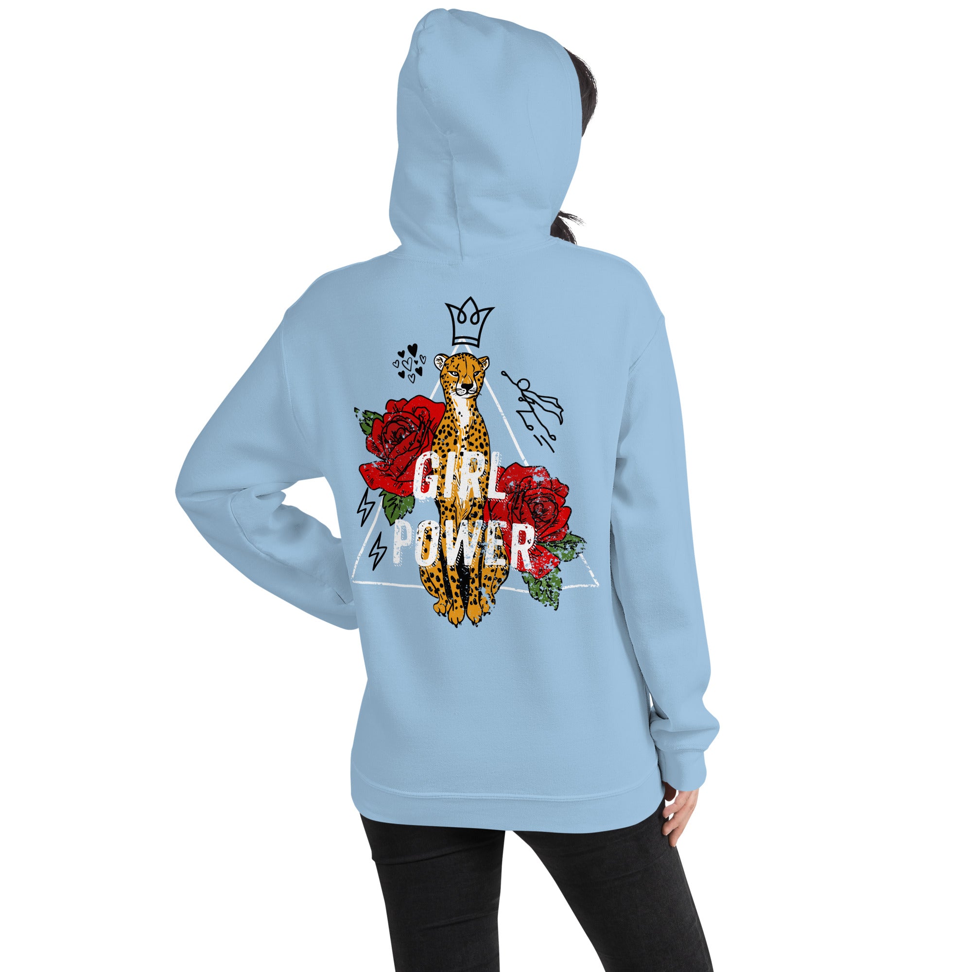 Vintage Girl Power Motivational Aesthetic Feminist Hoodie