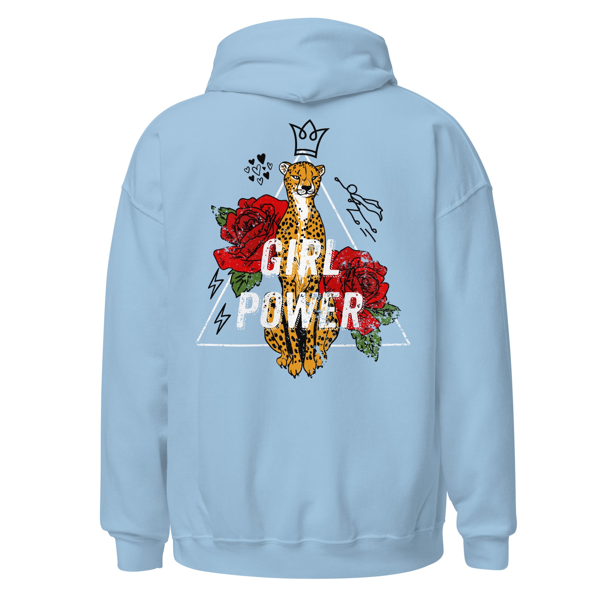Vintage Girl Power Motivational Aesthetic Feminist Hoodie