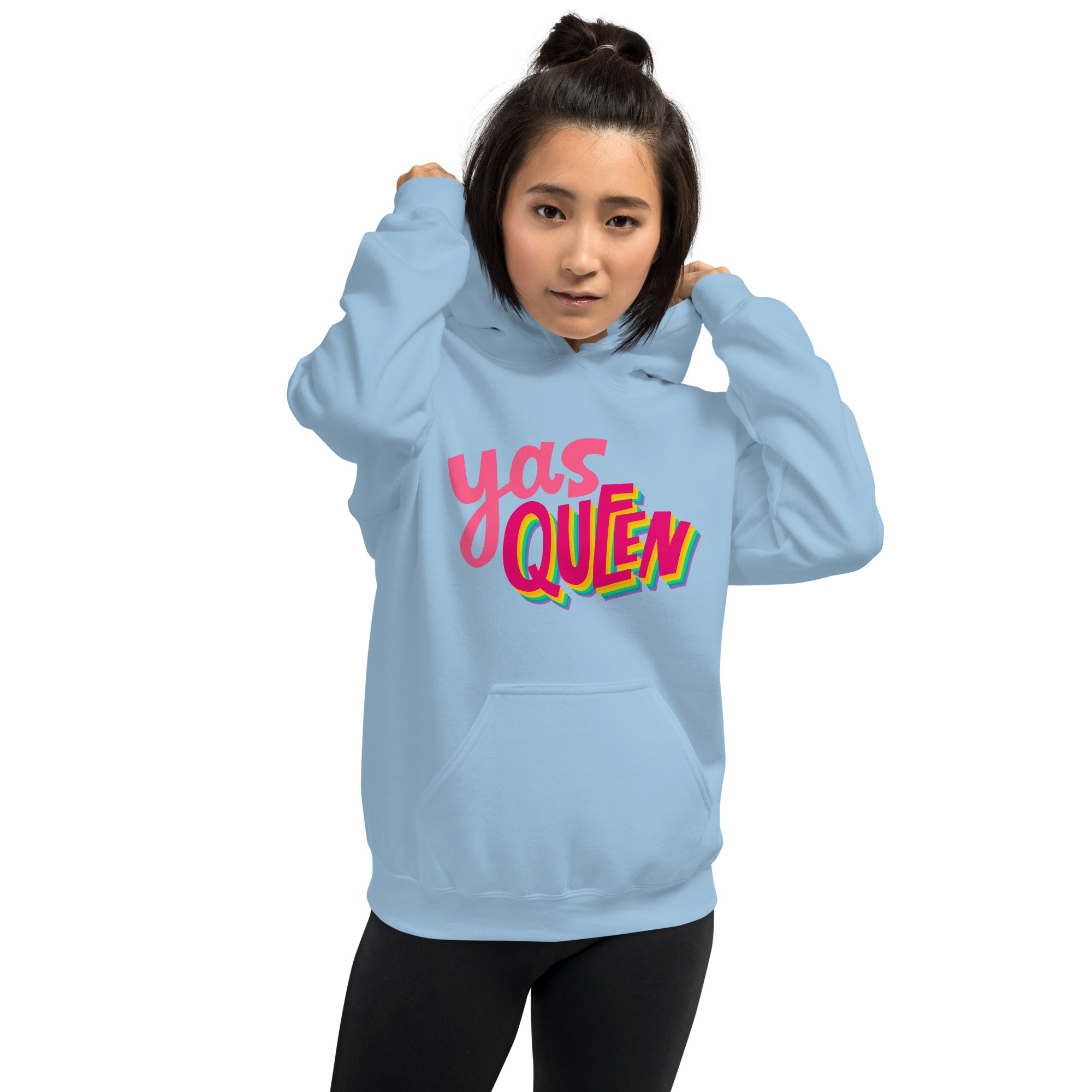 Yas Queen Unisex Feminist Funny Sweatshirt Hoodie