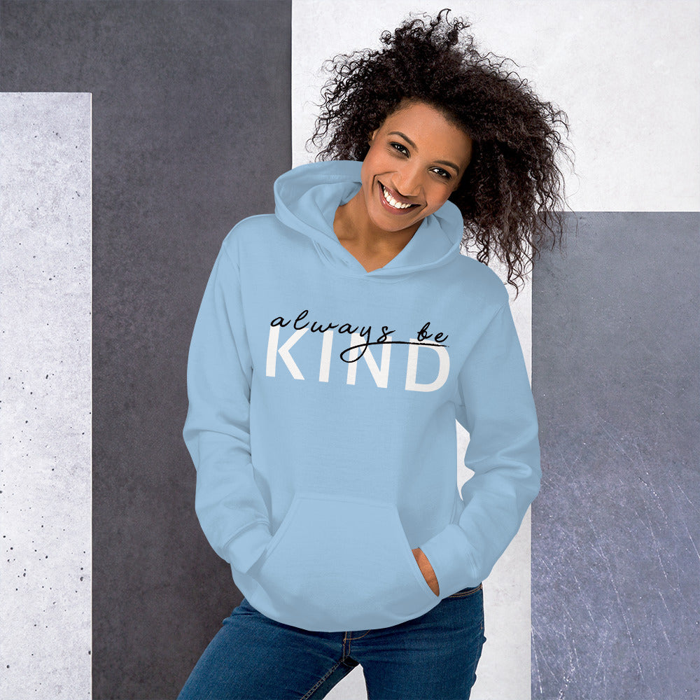Preppy Pink Be Kind Always Motivational Unisex Hoodie