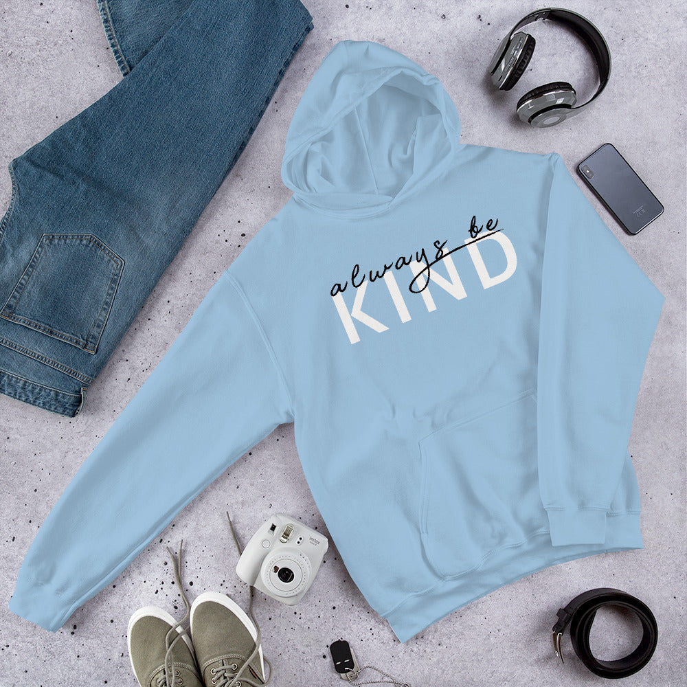 Preppy Pink Be Kind Always Motivational Unisex Hoodie