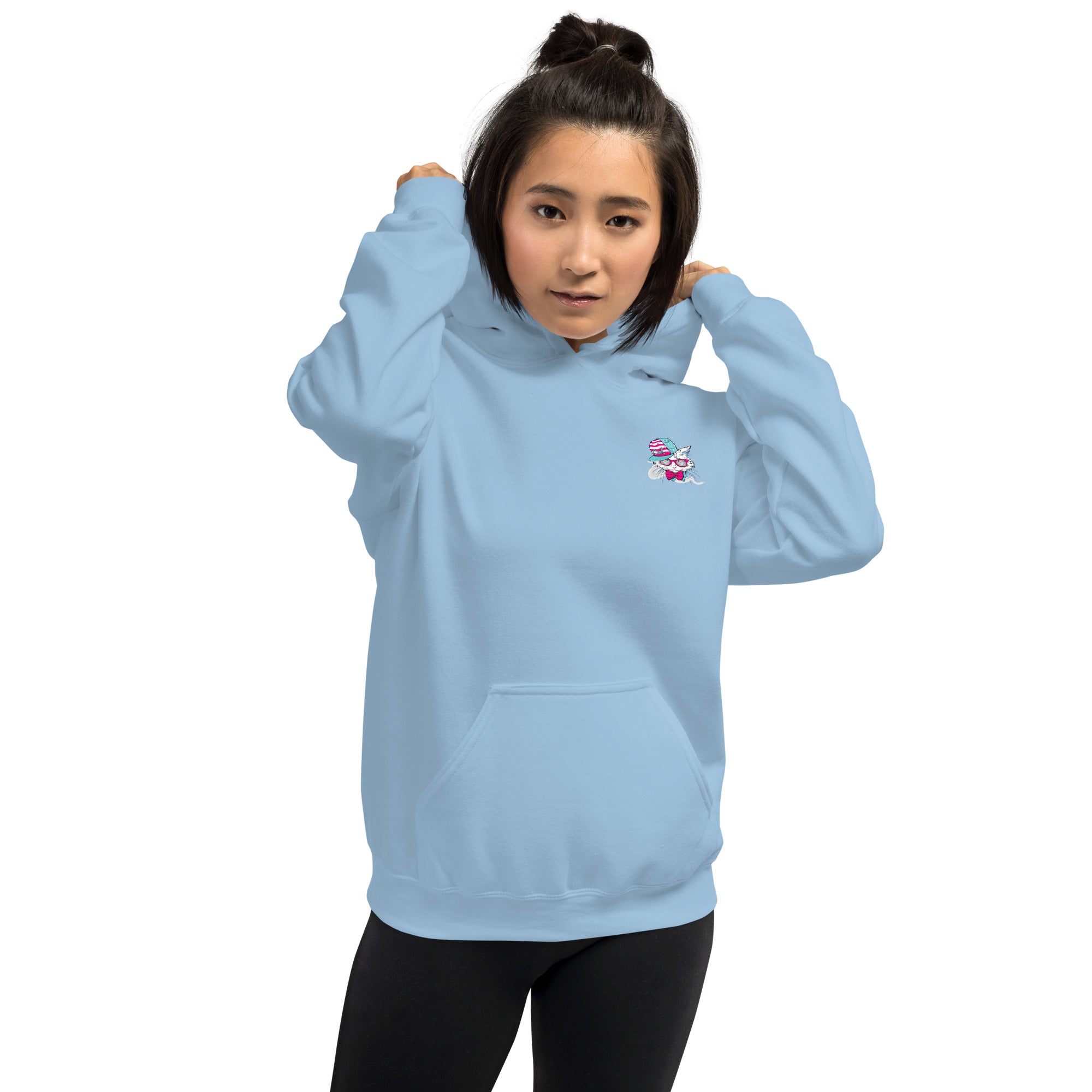 Preppy Cat Aesthetic Unisex Pullover Hoodie Sweatshirt