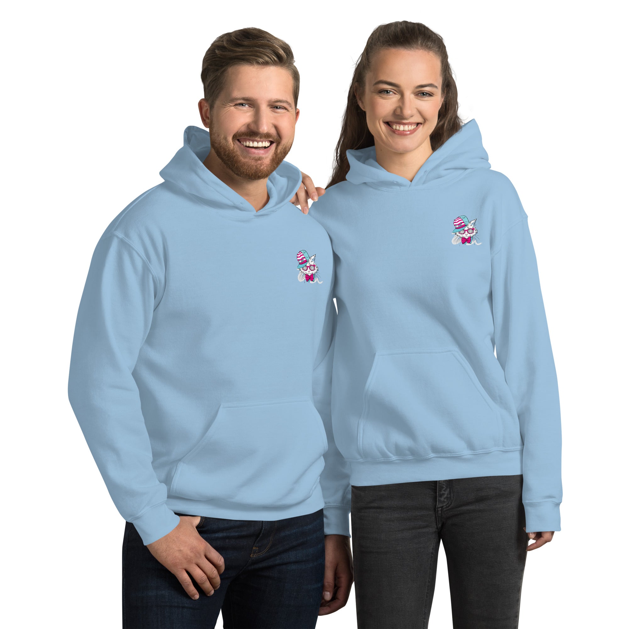 Preppy Cat Aesthetic Unisex Pullover Hoodie Sweatshirt