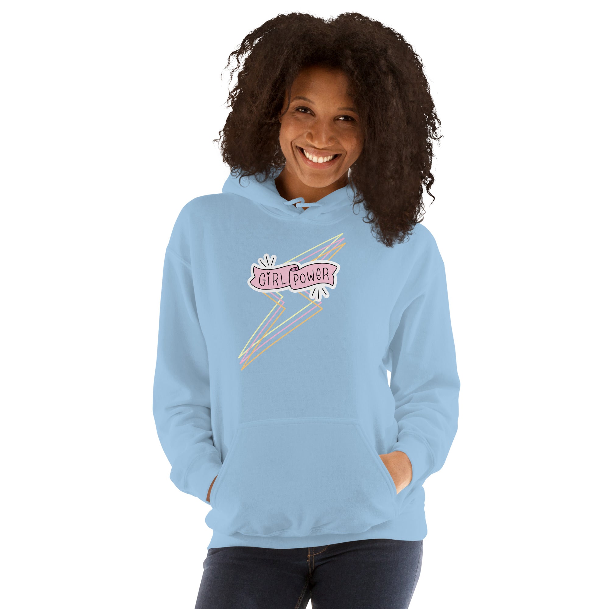 Preppy Girl Power Insprational Hoodie for Women