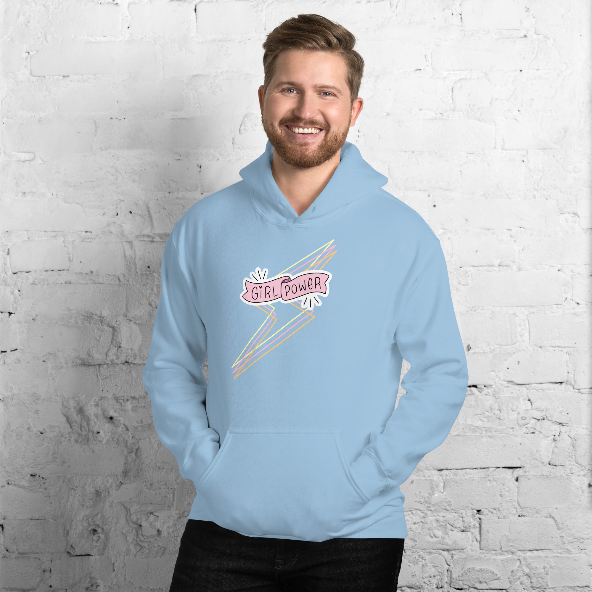 Preppy Girl Power Insprational Hoodie for Women