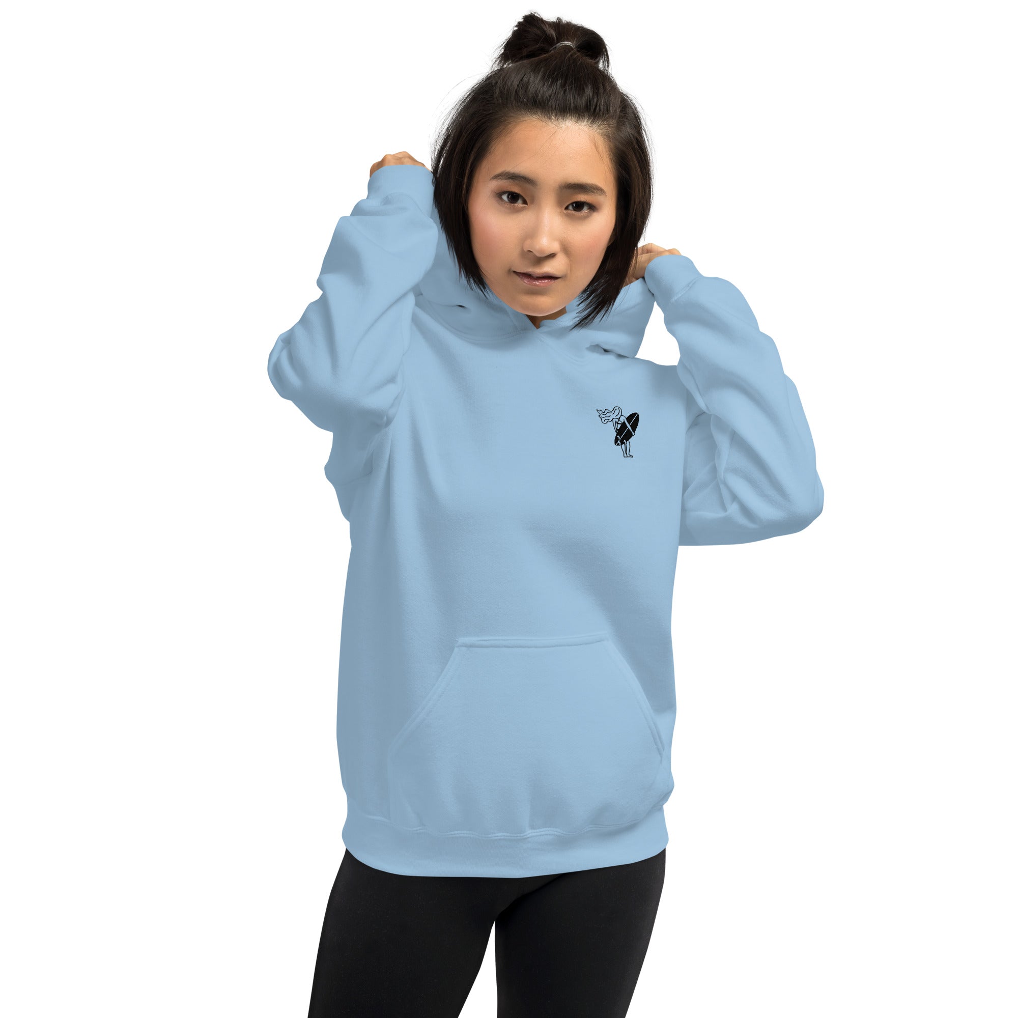 West Coast Surf Or Go Home Preppy Beach Hoodie for Women