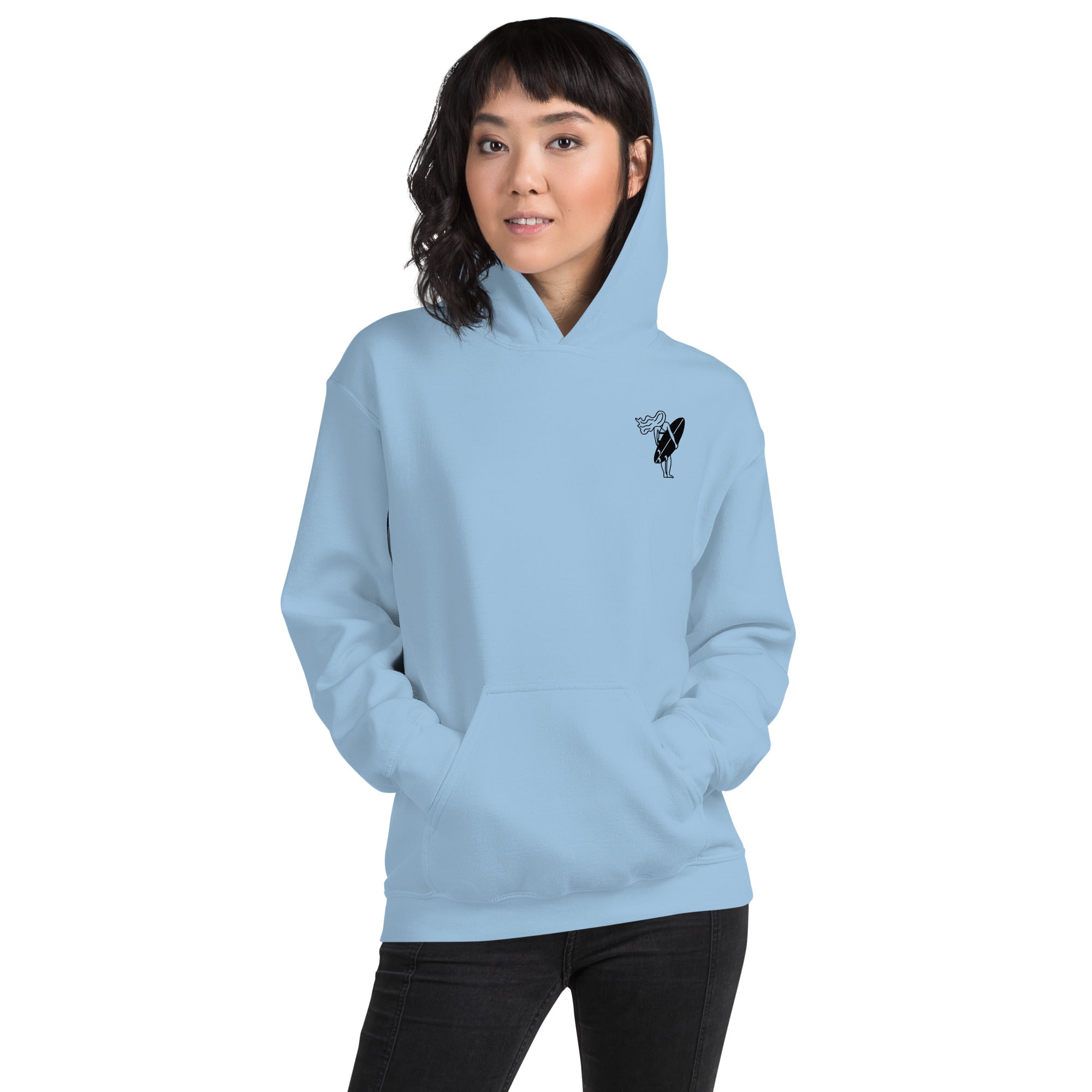 West Coast Surf Or Go Home Preppy Beach Hoodie for Women