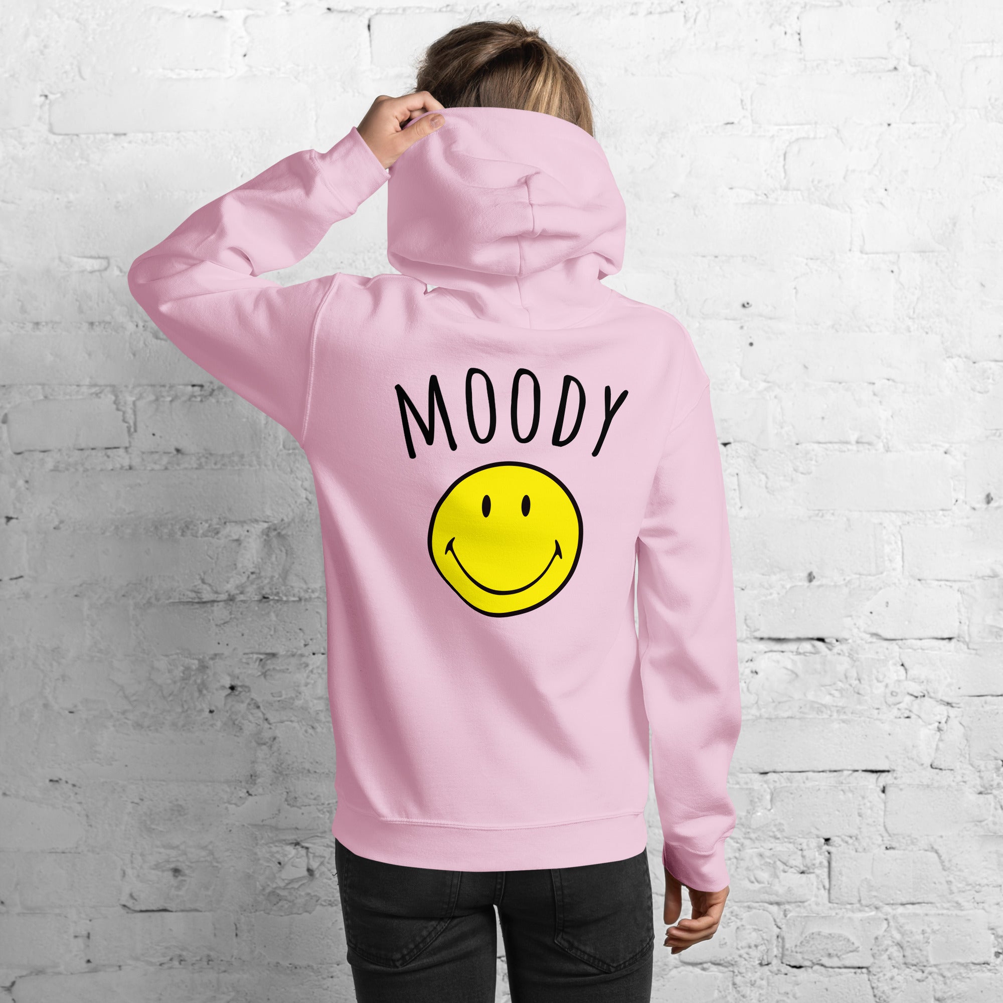 Preppy Smiley Face Hoodie Sweatshirt