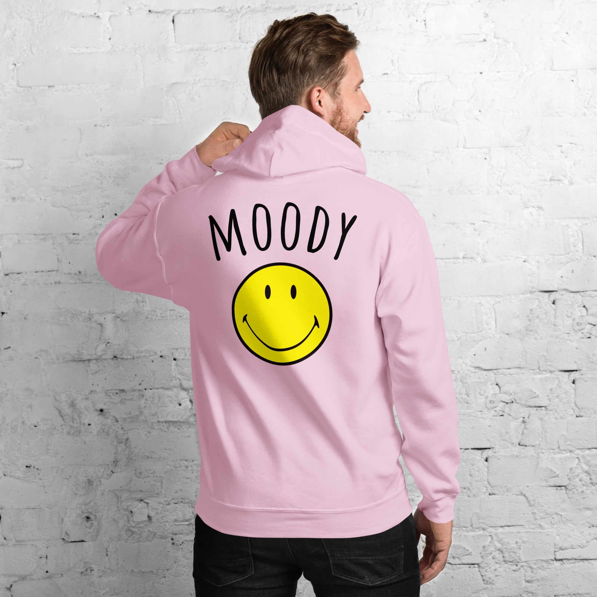 Preppy Smiley Face Hoodie Sweatshirt