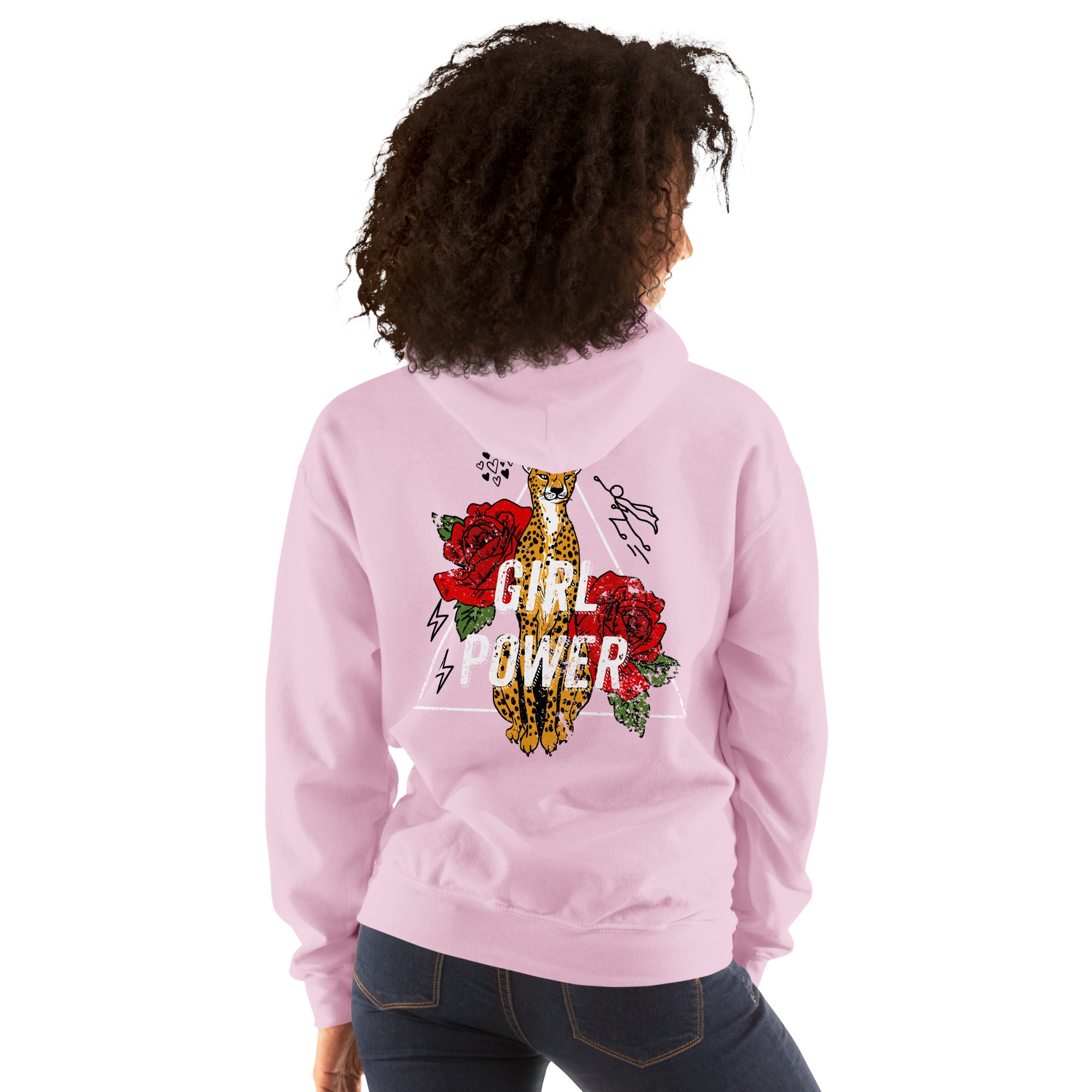 Vintage Girl Power Motivational Aesthetic Feminist Hoodie