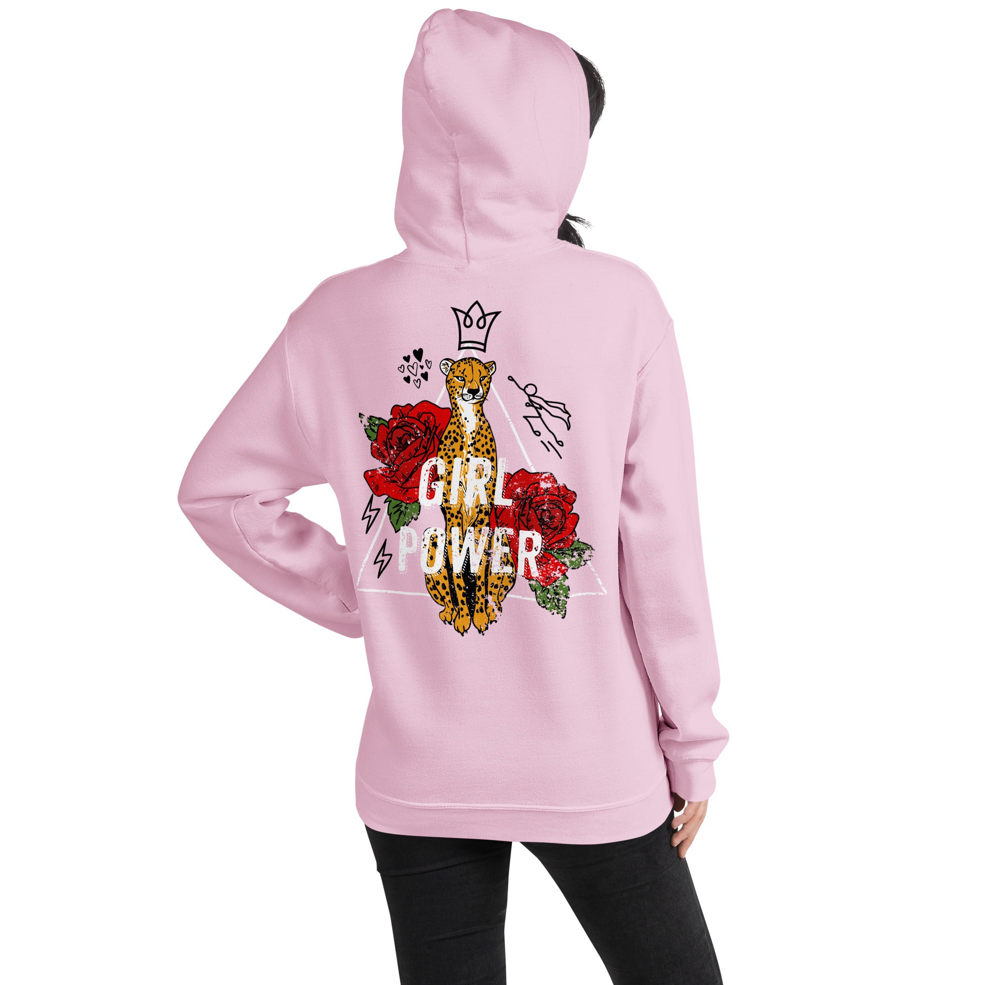 Vintage Girl Power Motivational Aesthetic Feminist Hoodie
