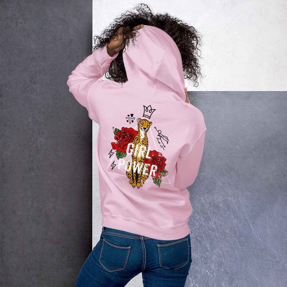 Vintage Girl Power Motivational Aesthetic Feminist Hoodie
