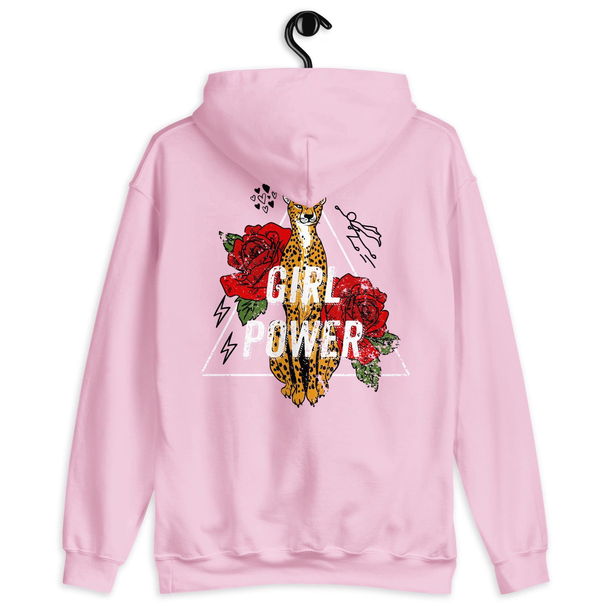 Vintage Girl Power Motivational Aesthetic Feminist Hoodie