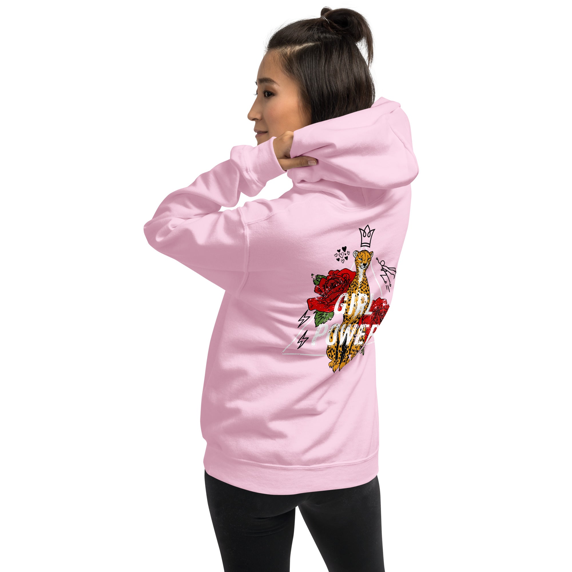 Vintage Girl Power Motivational Aesthetic Feminist Hoodie