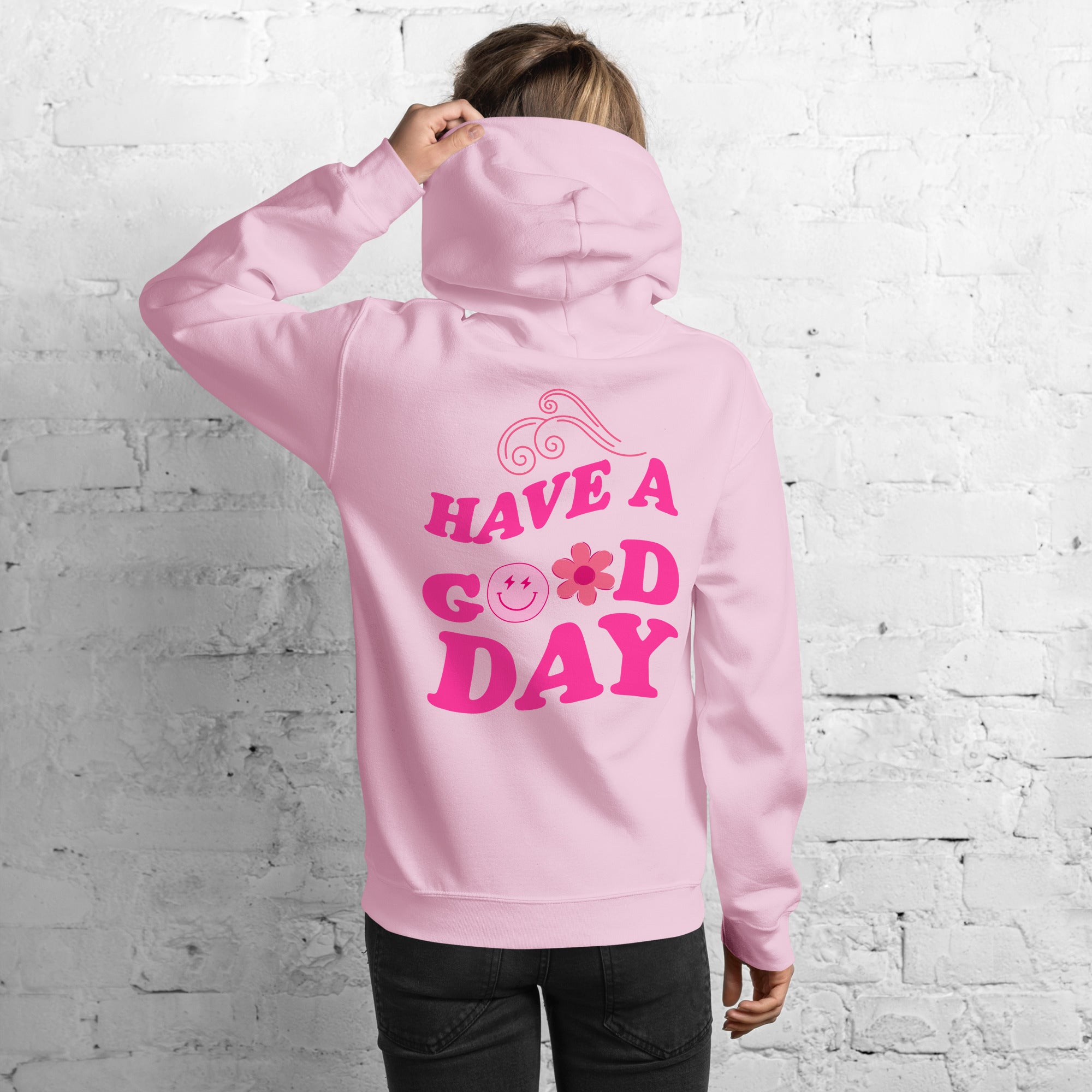 Preppy Have A Good Day Aesthetic Beach Hoodie Sweatshirt For Women