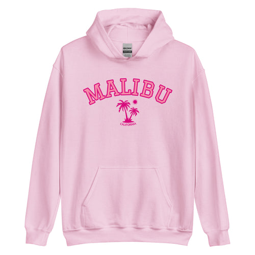 Unisex Malibu California Beach Preppy Hooded Sweatshirt