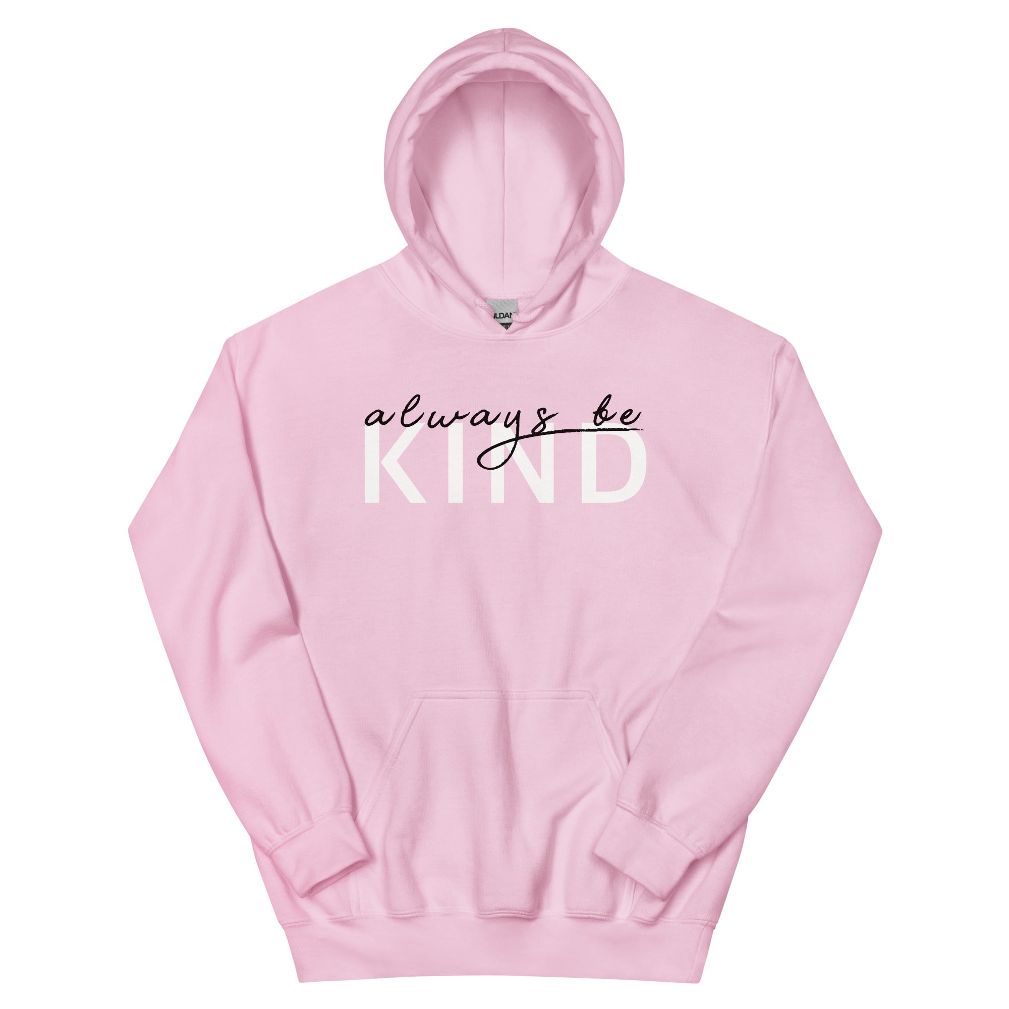 Preppy Pink Be Kind Always Motivational Unisex Hoodie