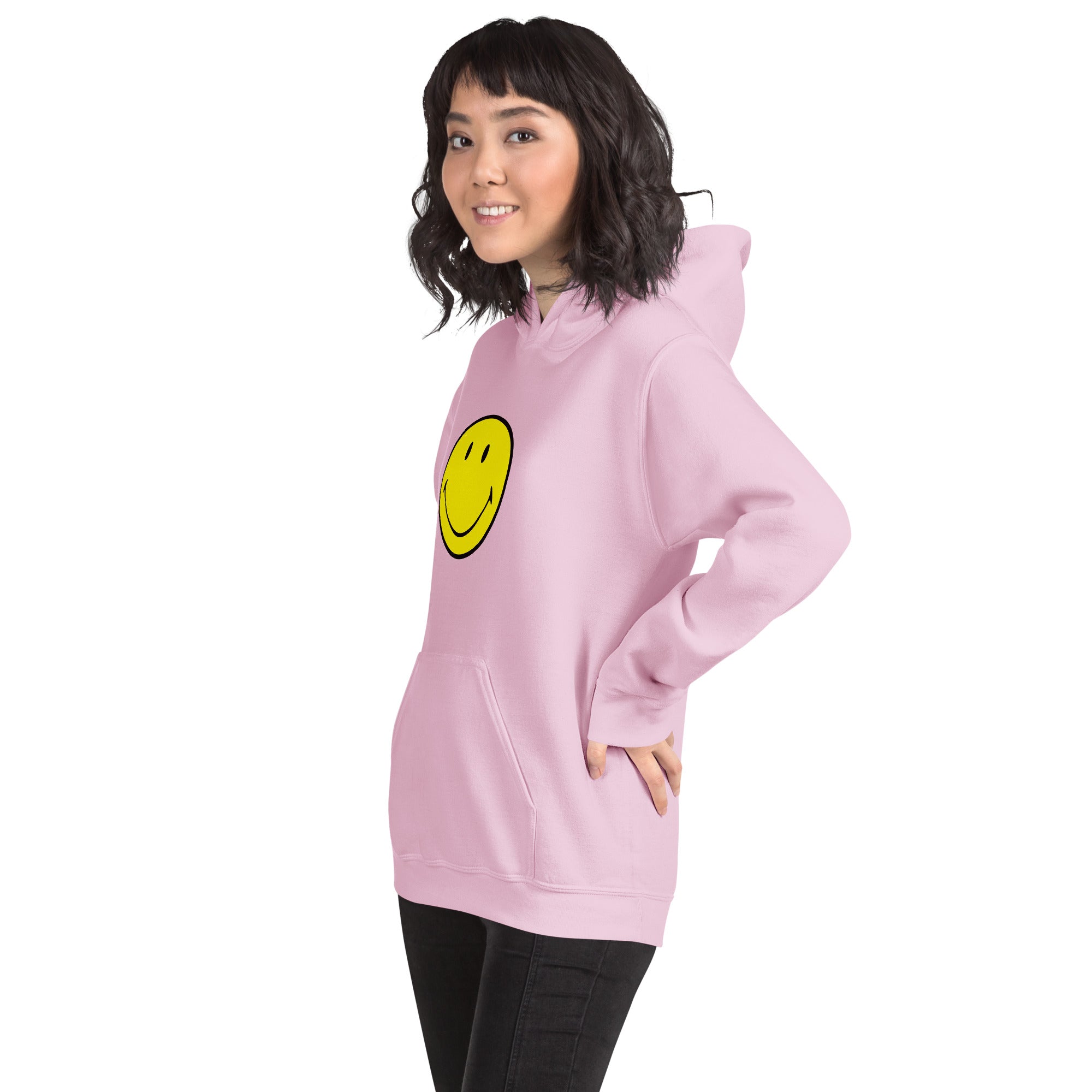Preppy Smiley Face Hoodie Sweatshirt