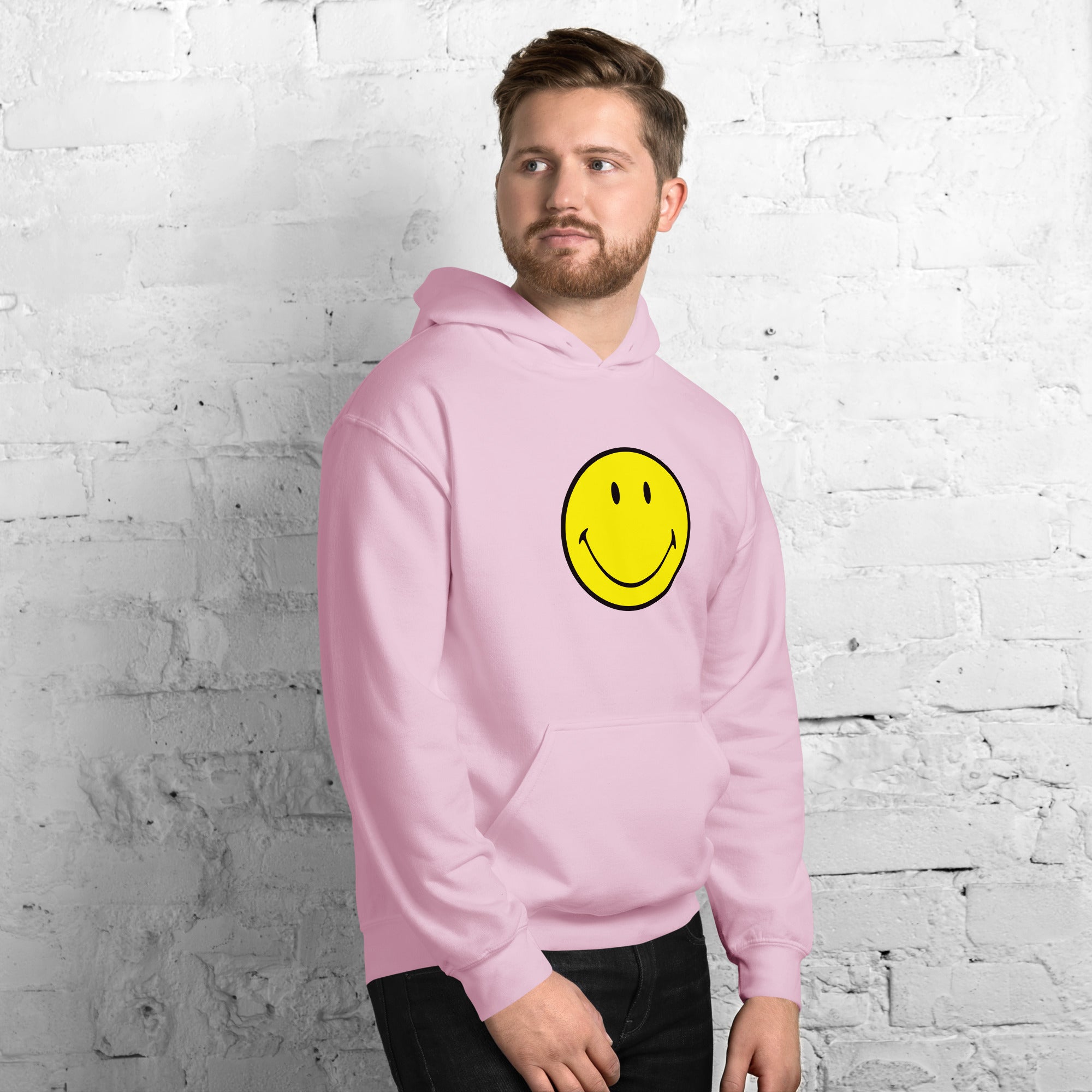 Preppy Smiley Face Hoodie Sweatshirt