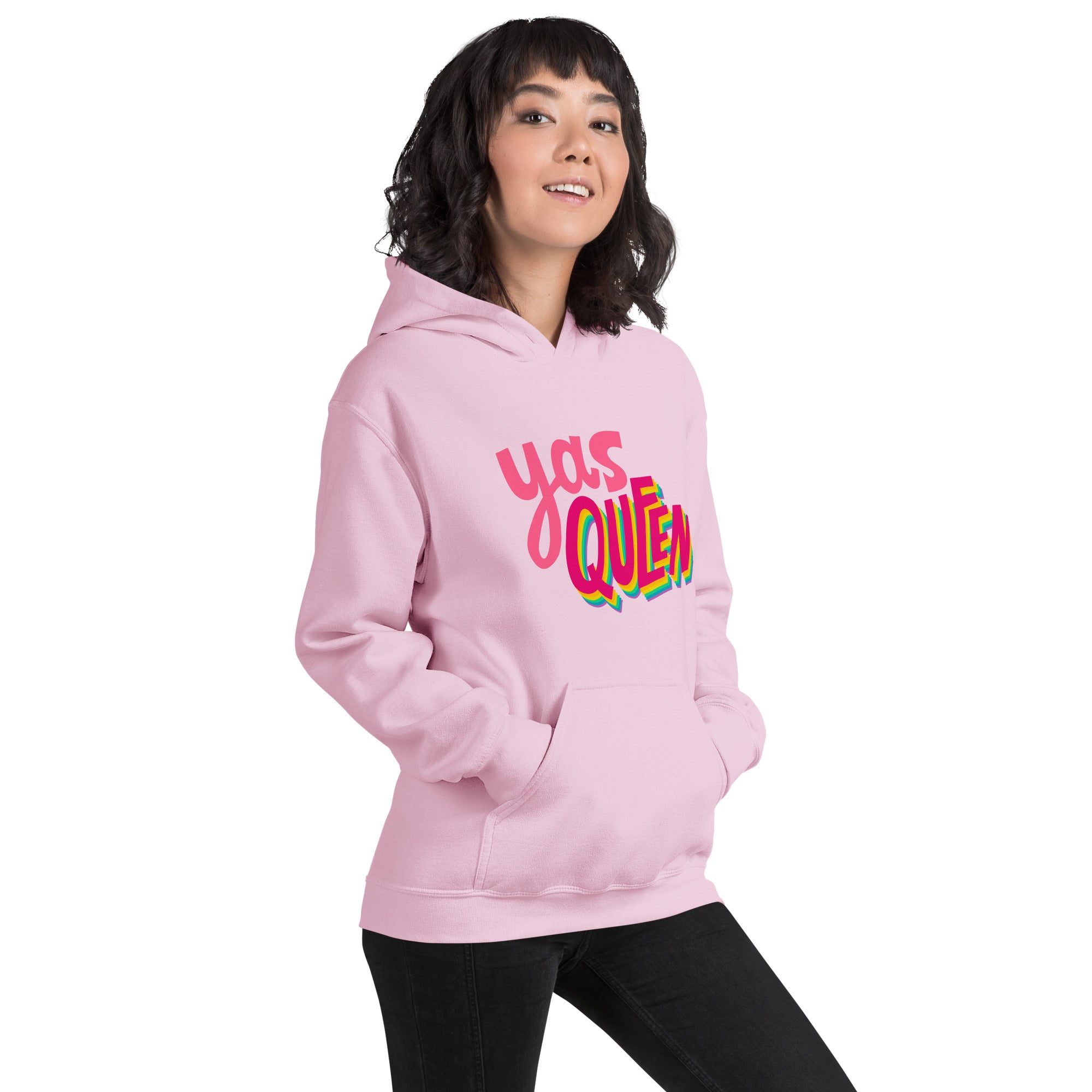 Yas Queen Unisex Feminist Funny Sweatshirt Hoodie