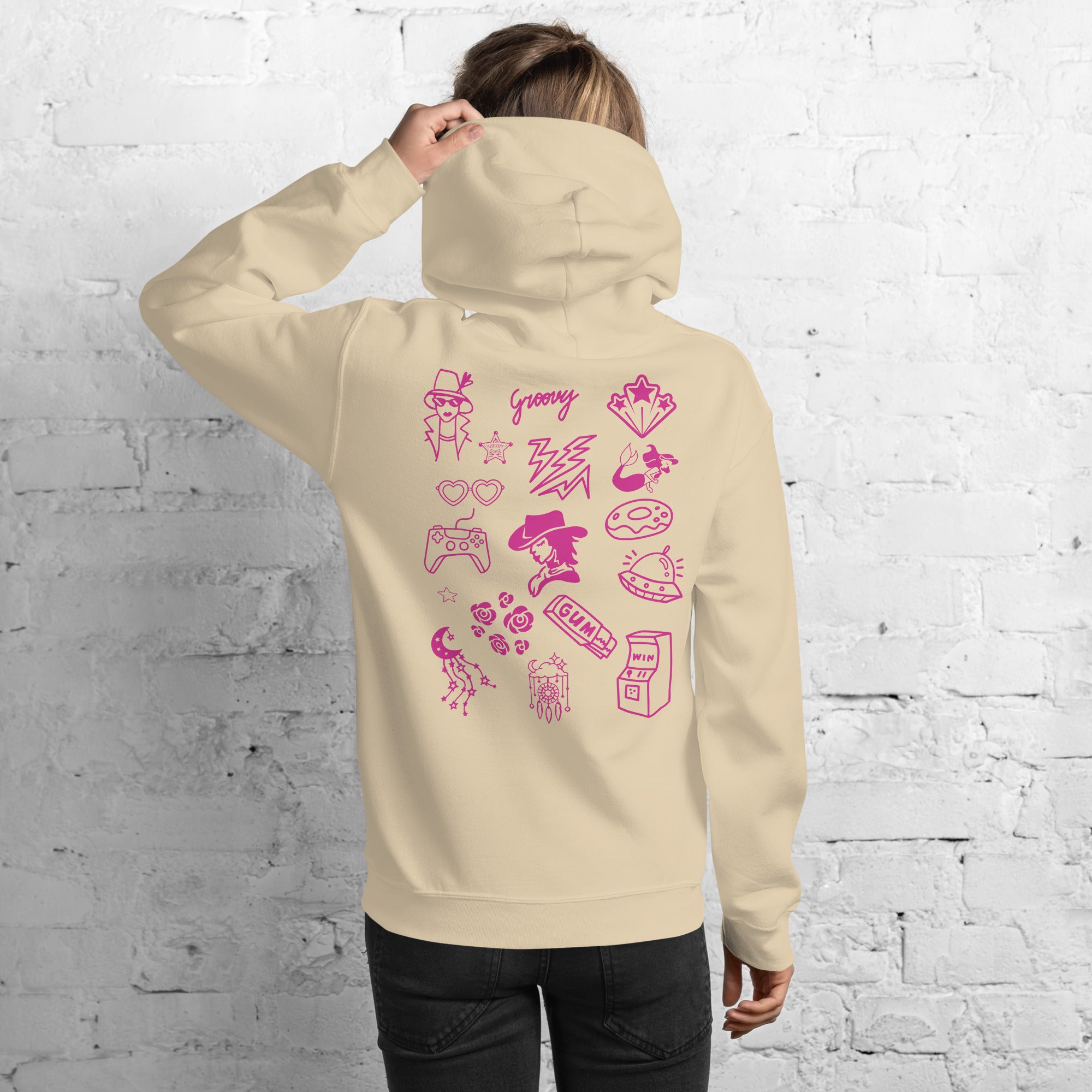 Preppy Hoodie Aesthetic Preppy Beach hooded Sorority Sweatshirt