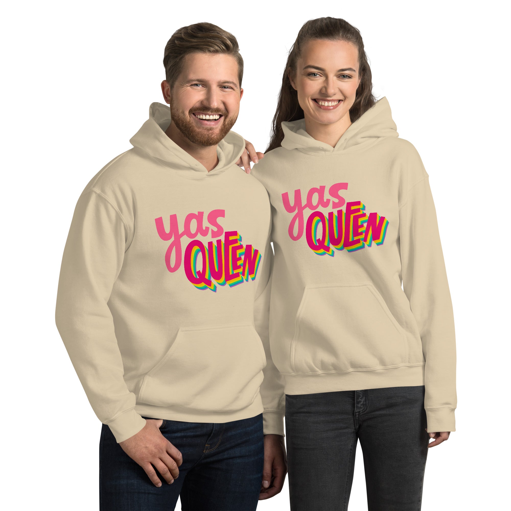 Yas Queen Unisex Feminist Funny Sweatshirt Hoodie