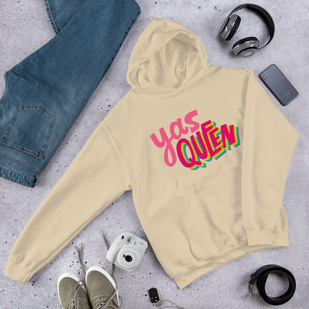 Yas Queen Unisex Feminist Funny Sweatshirt Hoodie