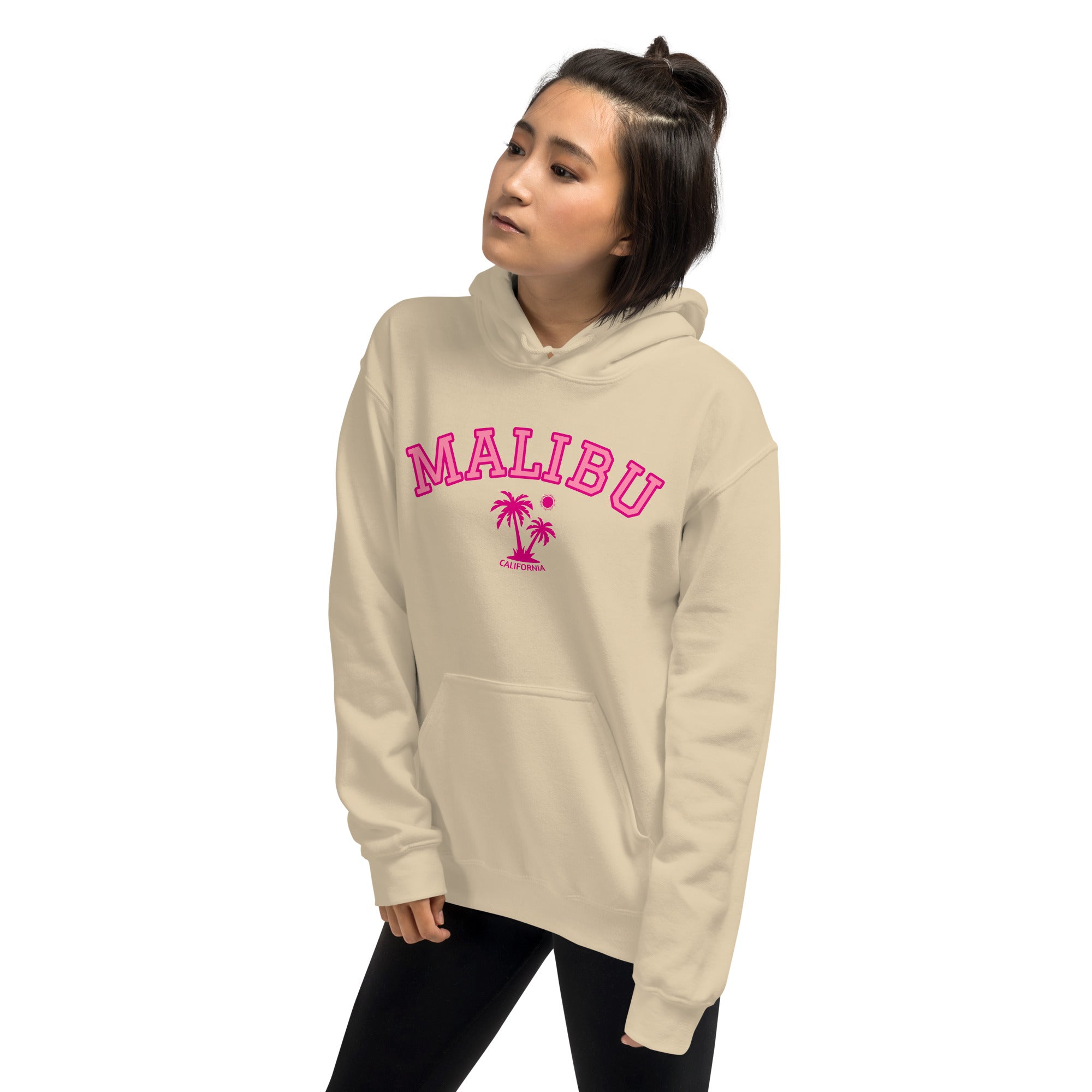 Unisex Malibu California Beach Preppy Hooded Sweatshirt