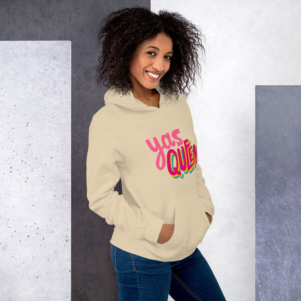 Yas Queen Unisex Feminist Funny Sweatshirt Hoodie