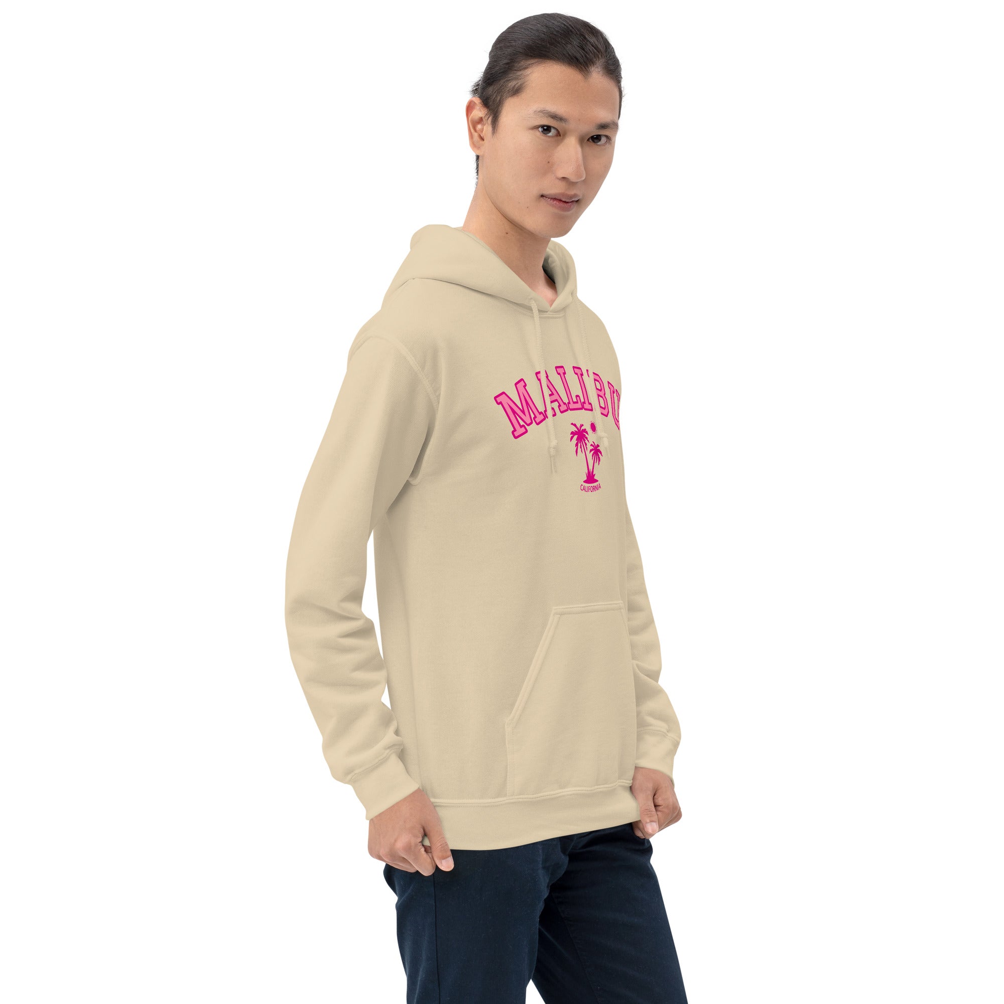 Unisex Malibu California Beach Preppy Hooded Sweatshirt