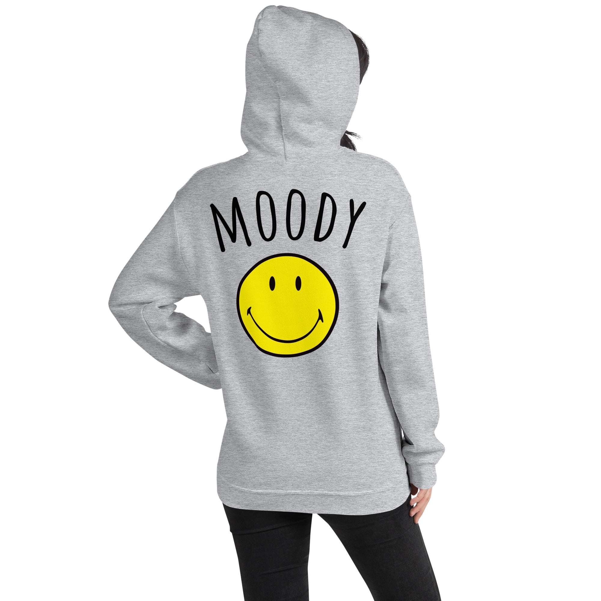 Preppy Smiley Face Hoodie Sweatshirt
