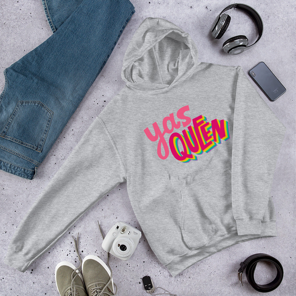 Yas Queen Unisex Feminist Funny Sweatshirt Hoodie